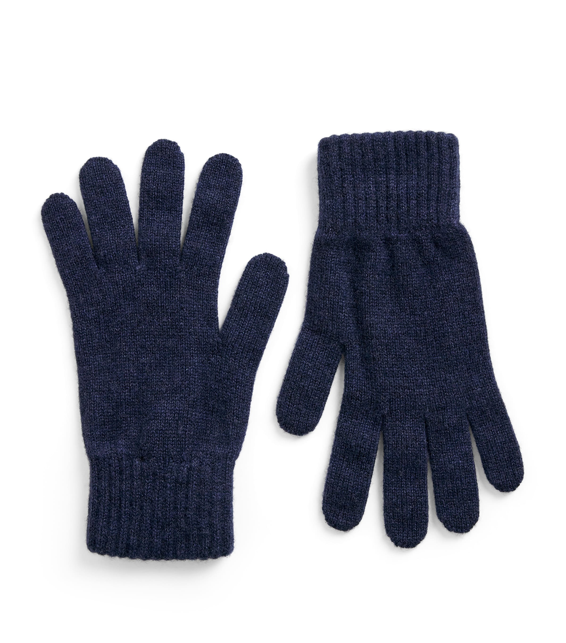 Johnstons Of Elgin Cashmere Gloves Barra Navy