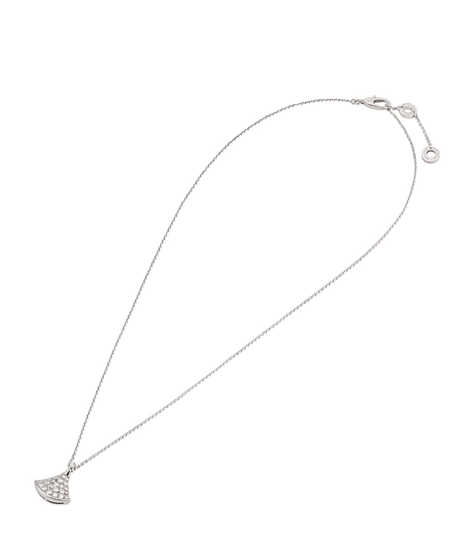 Bvlgari White Gold and Diamond Divas' Dream Necklace White Gold