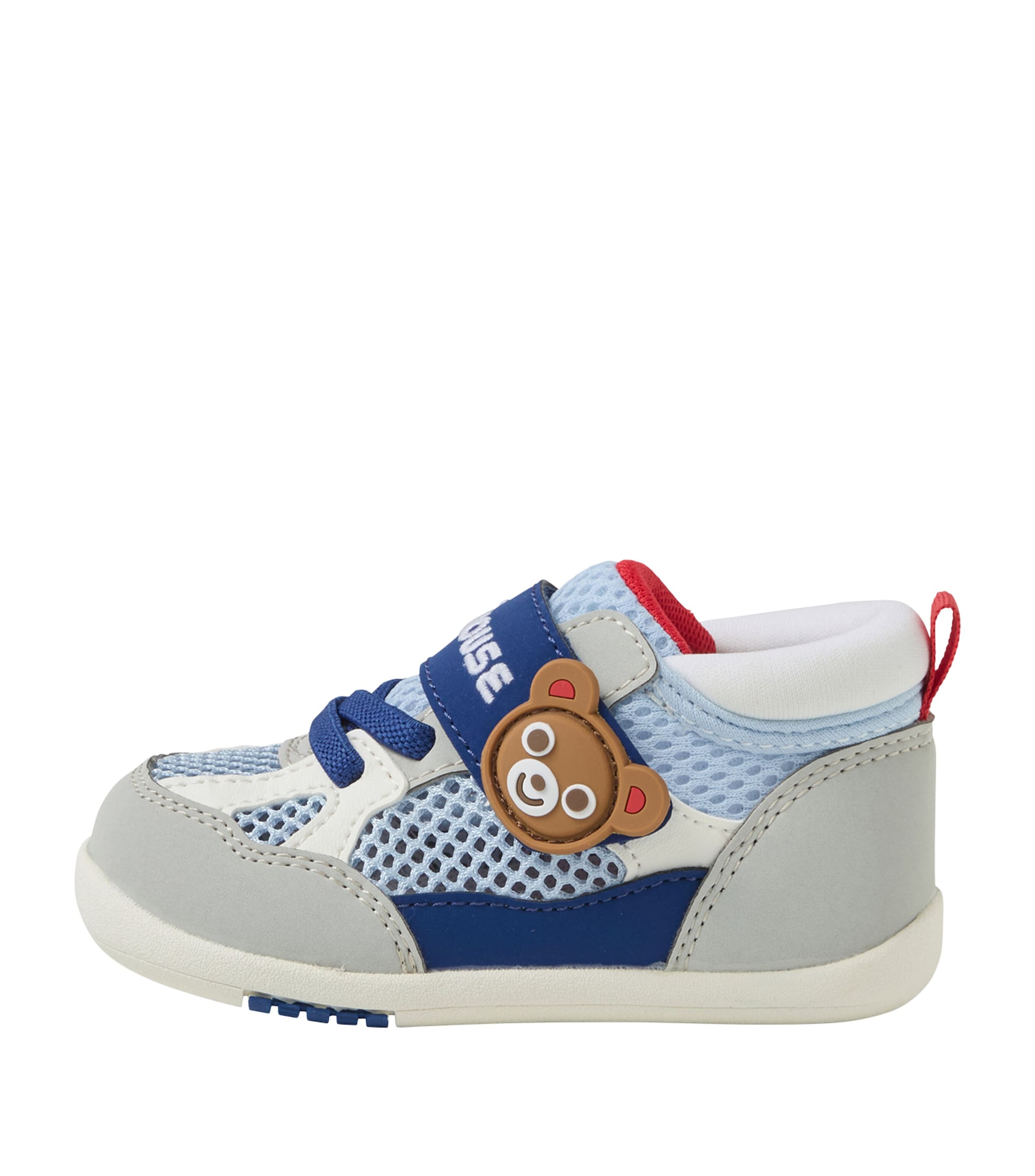 Miki House Bear Appliqué Sneakers