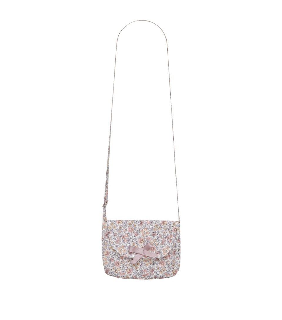 Trotters Cotton Liberty Print Coin Purse Pink