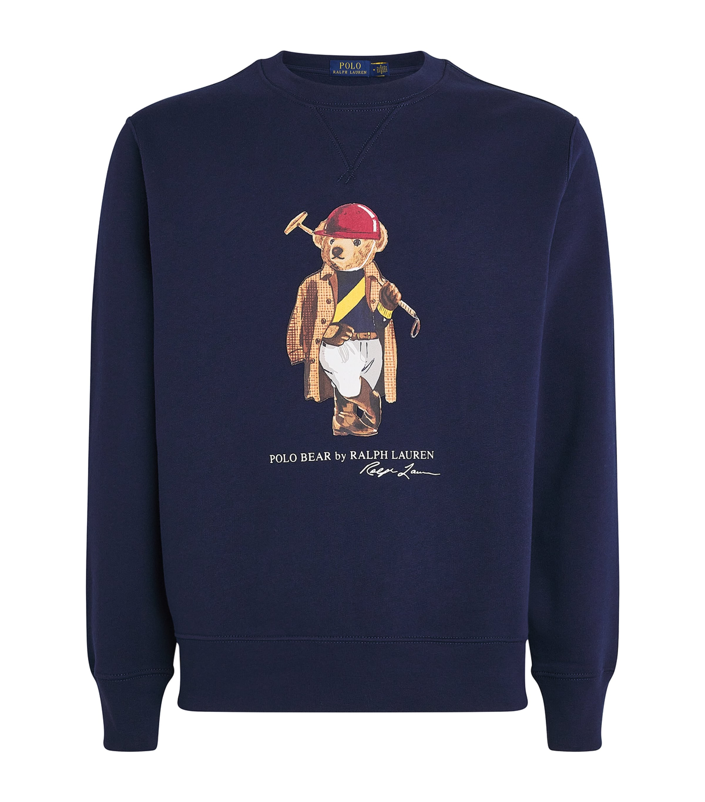Cotton-Blend Polo Bear Sweatshirt
