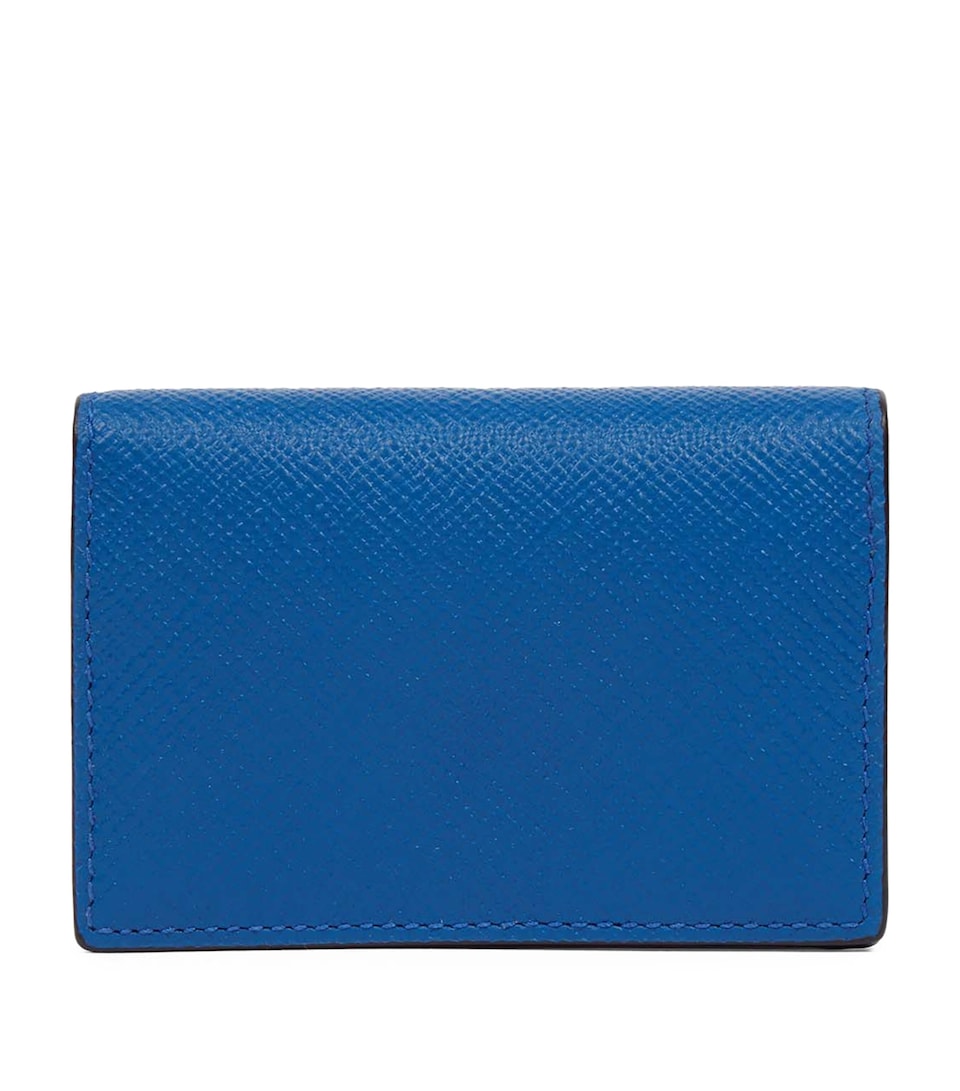 Panama Leather Folded Card Holder