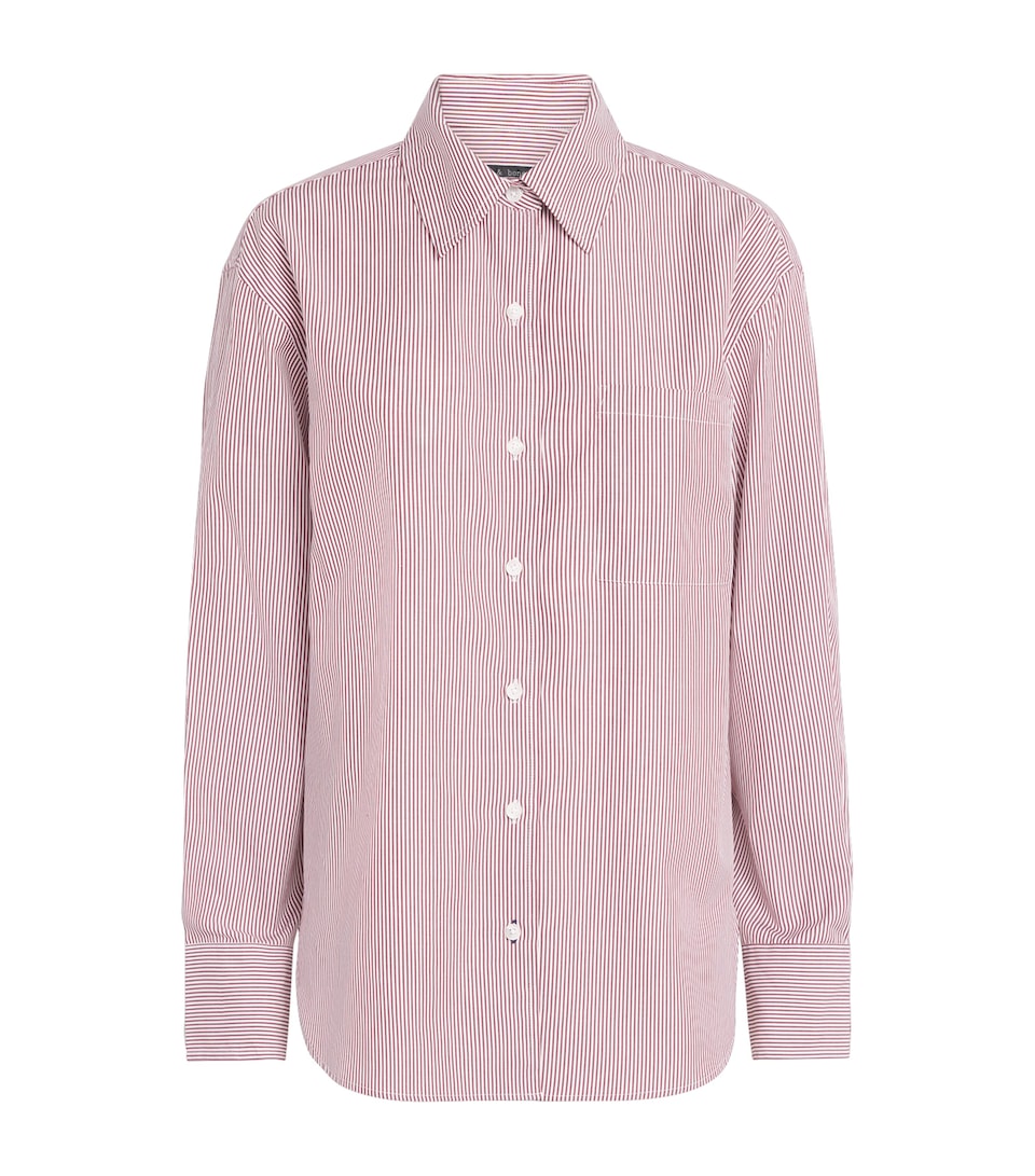 Rag & Bone Womens Cotton Connie Shirt Brredstrp