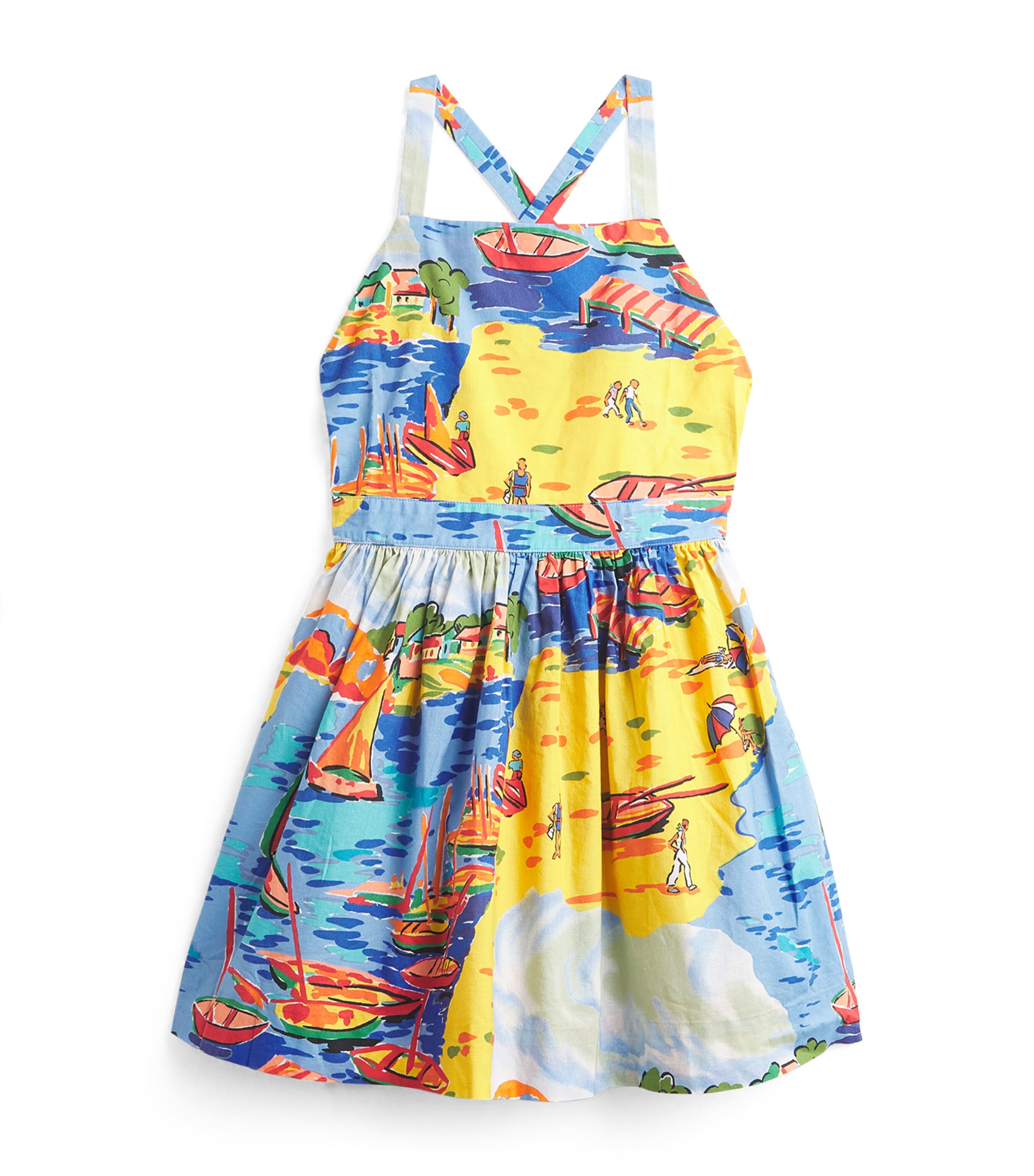 Cotton Riviera Print Dress (2-6 Years)