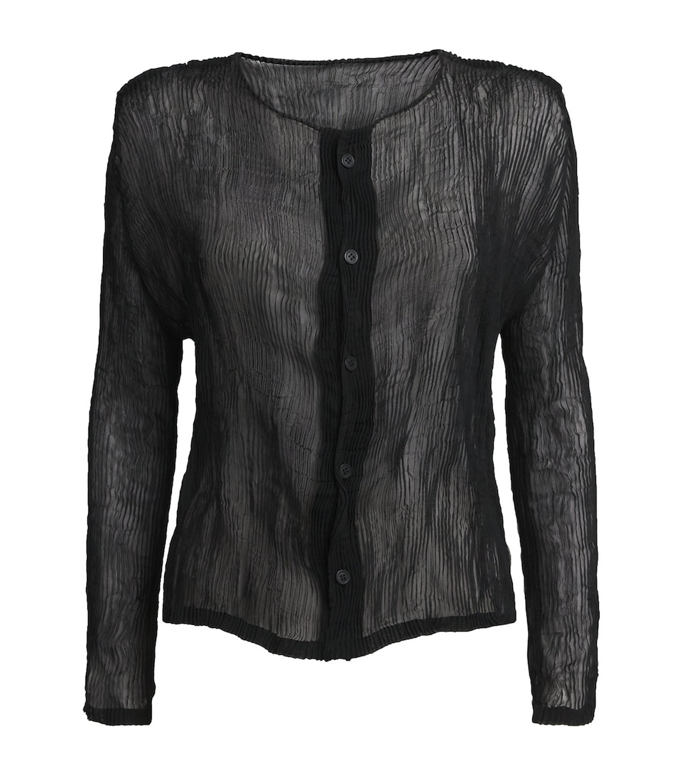 Chiffon Twist Cardigan