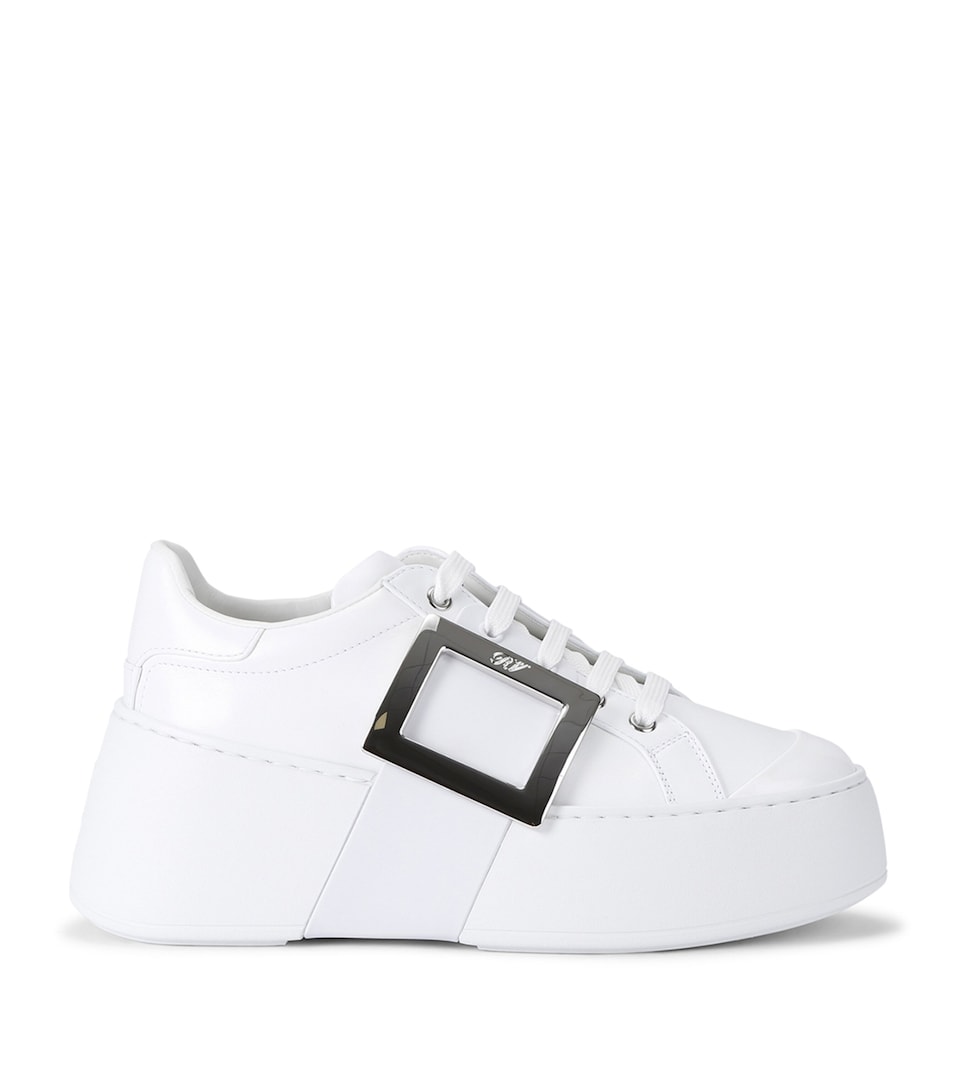 Leather Viv Skate Platform Sneakers