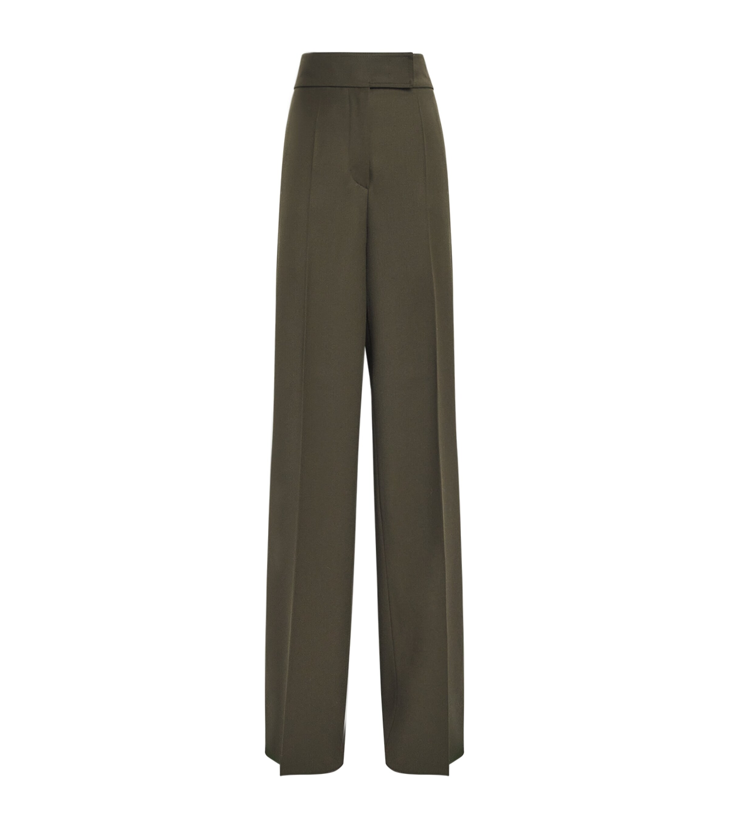 Cotton Wide-Leg Trousers