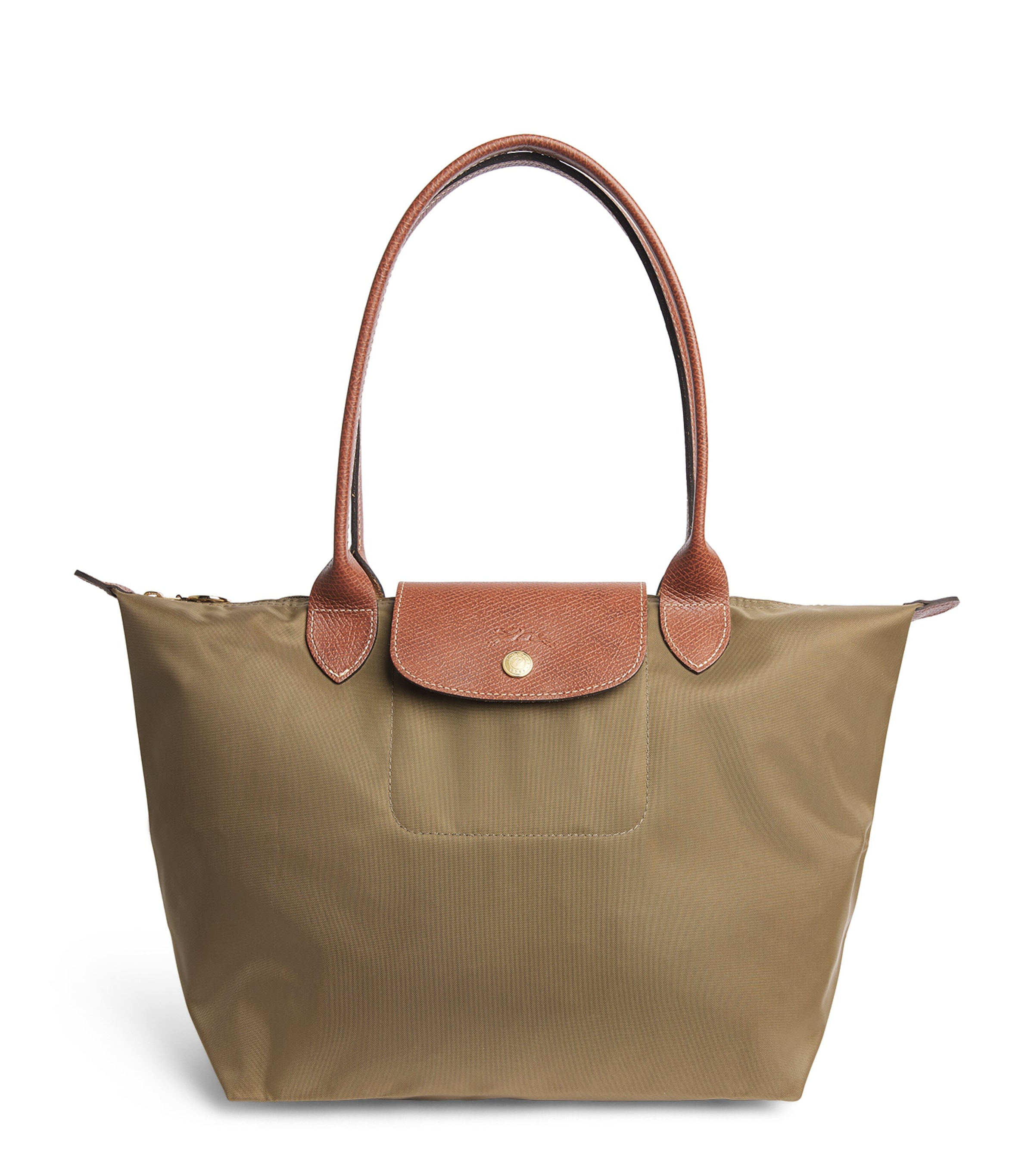 Longchamp Medium Le Pliage Original Handbag Olive