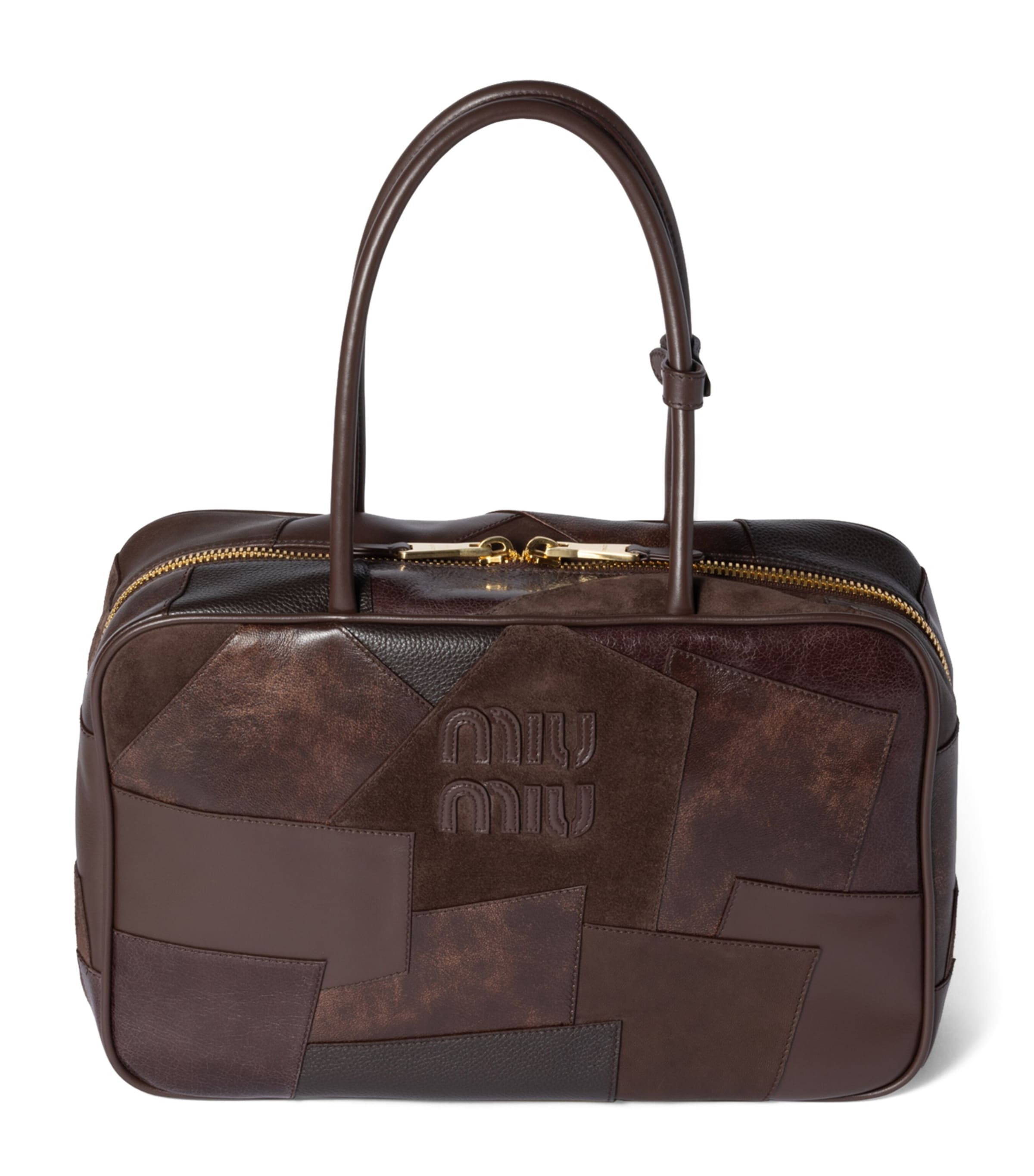 Leather Beau Top-Handle Bag