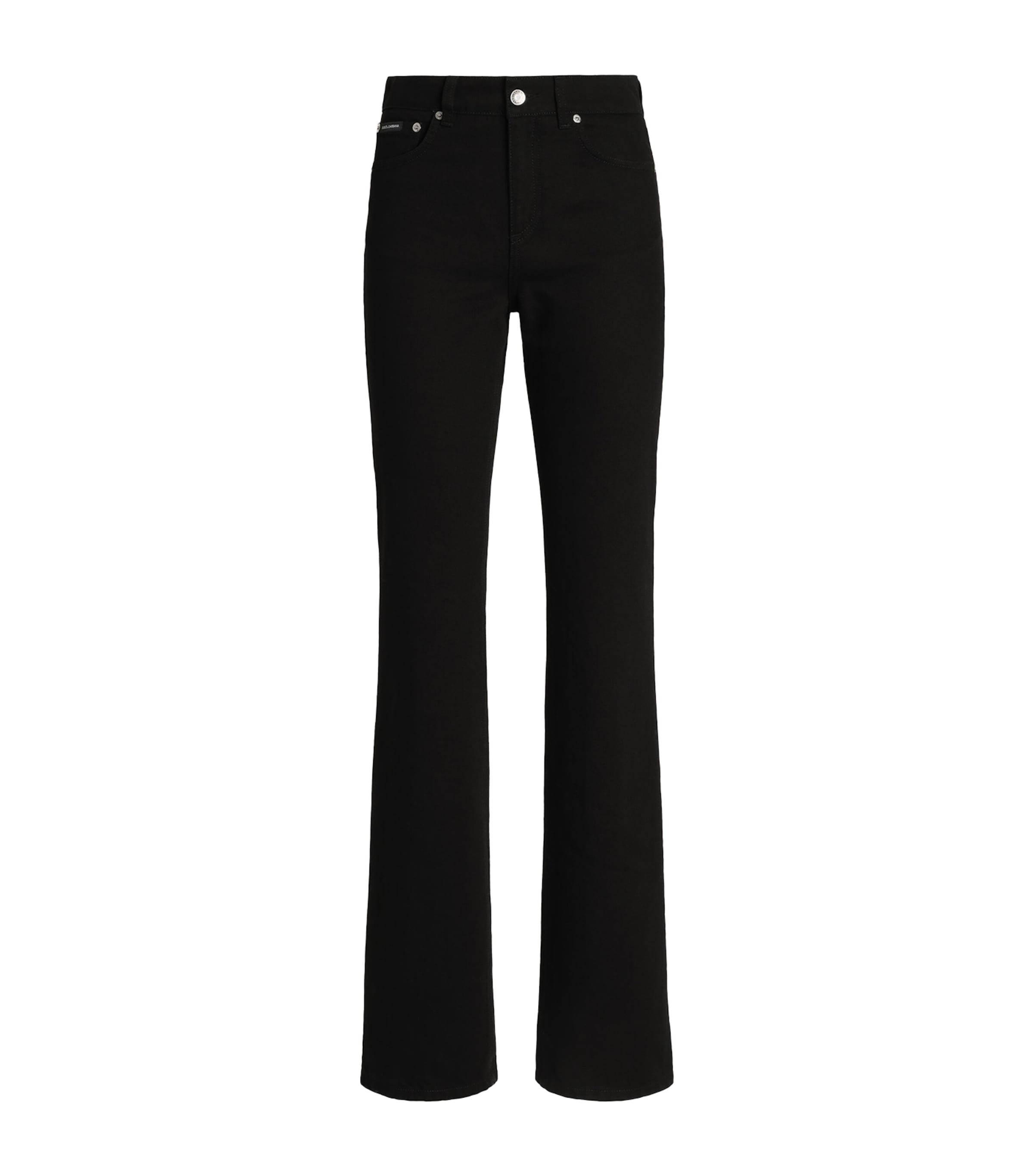Dolce&Gabbana Womens Flared Jeans Combined Col