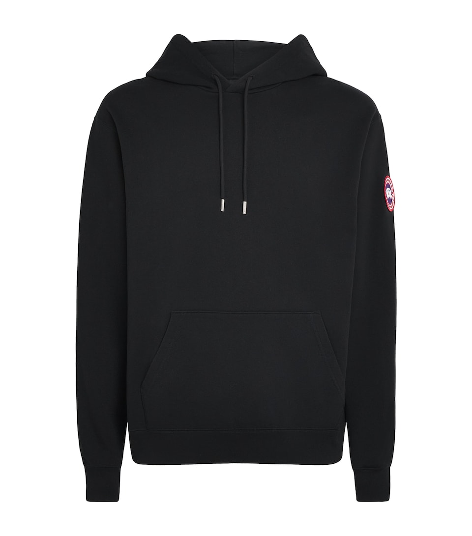 Canada Goose Mens Cotton Loon Hoodie Black