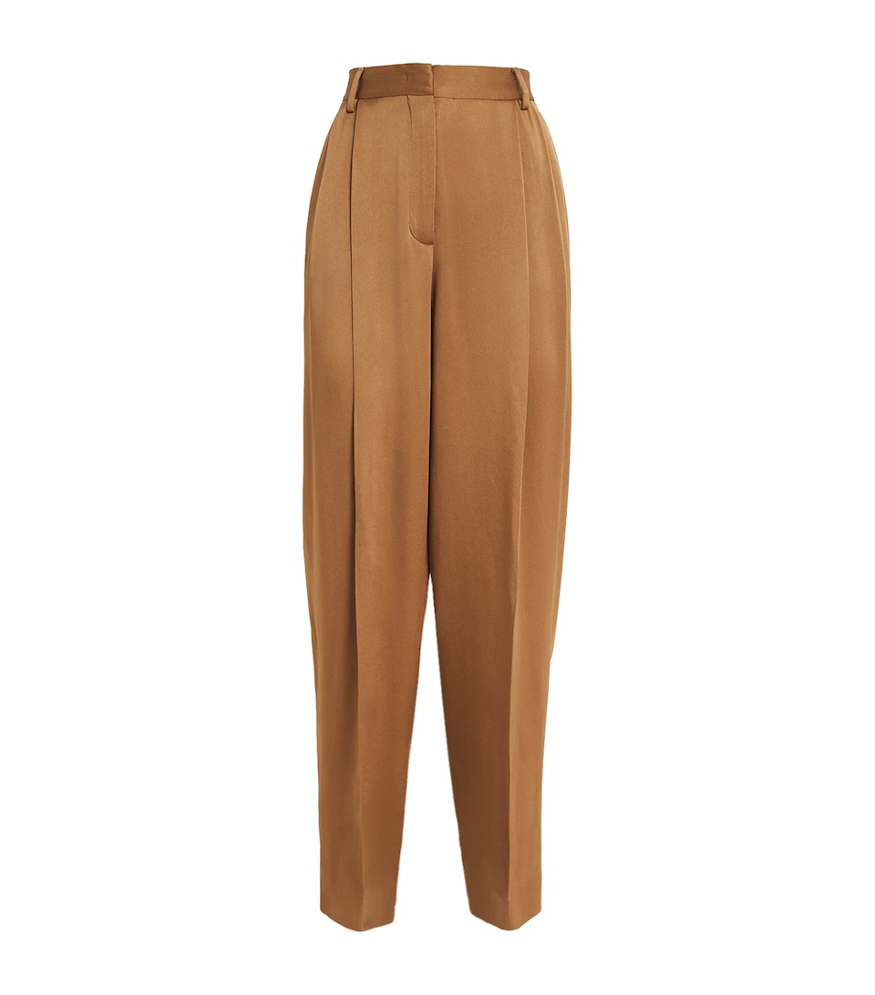 Satin Relaxed Fit Trousers