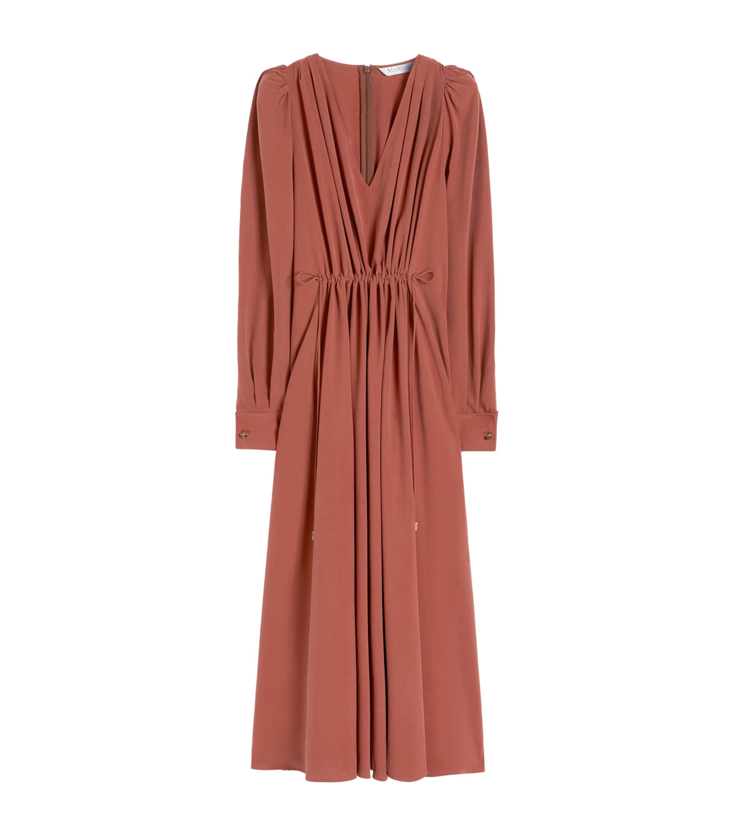 Silk Midi Dress