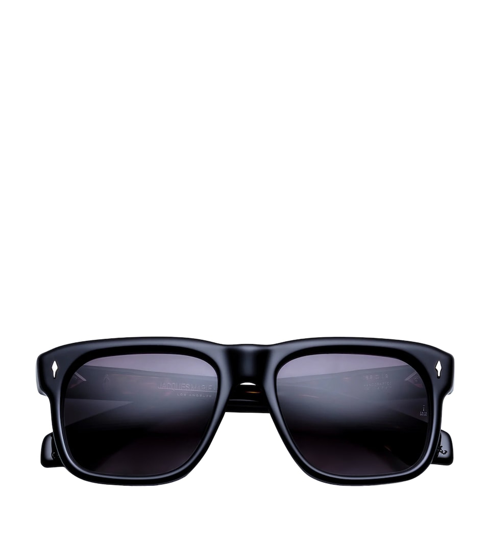 Jacques Marie Mage Yves Rectangular Sunglasses Noir