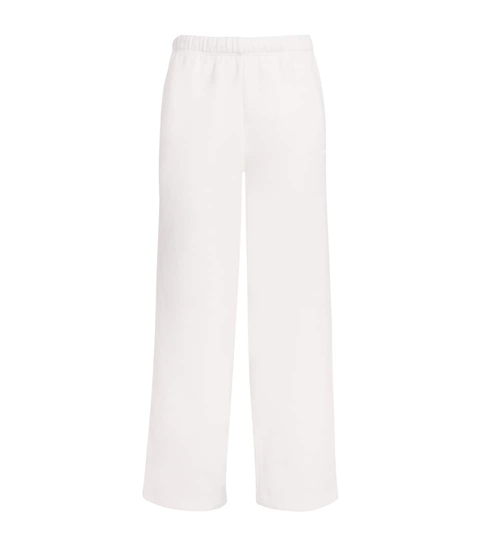 Cotton-Blend Fleece Straight Sweatpants
