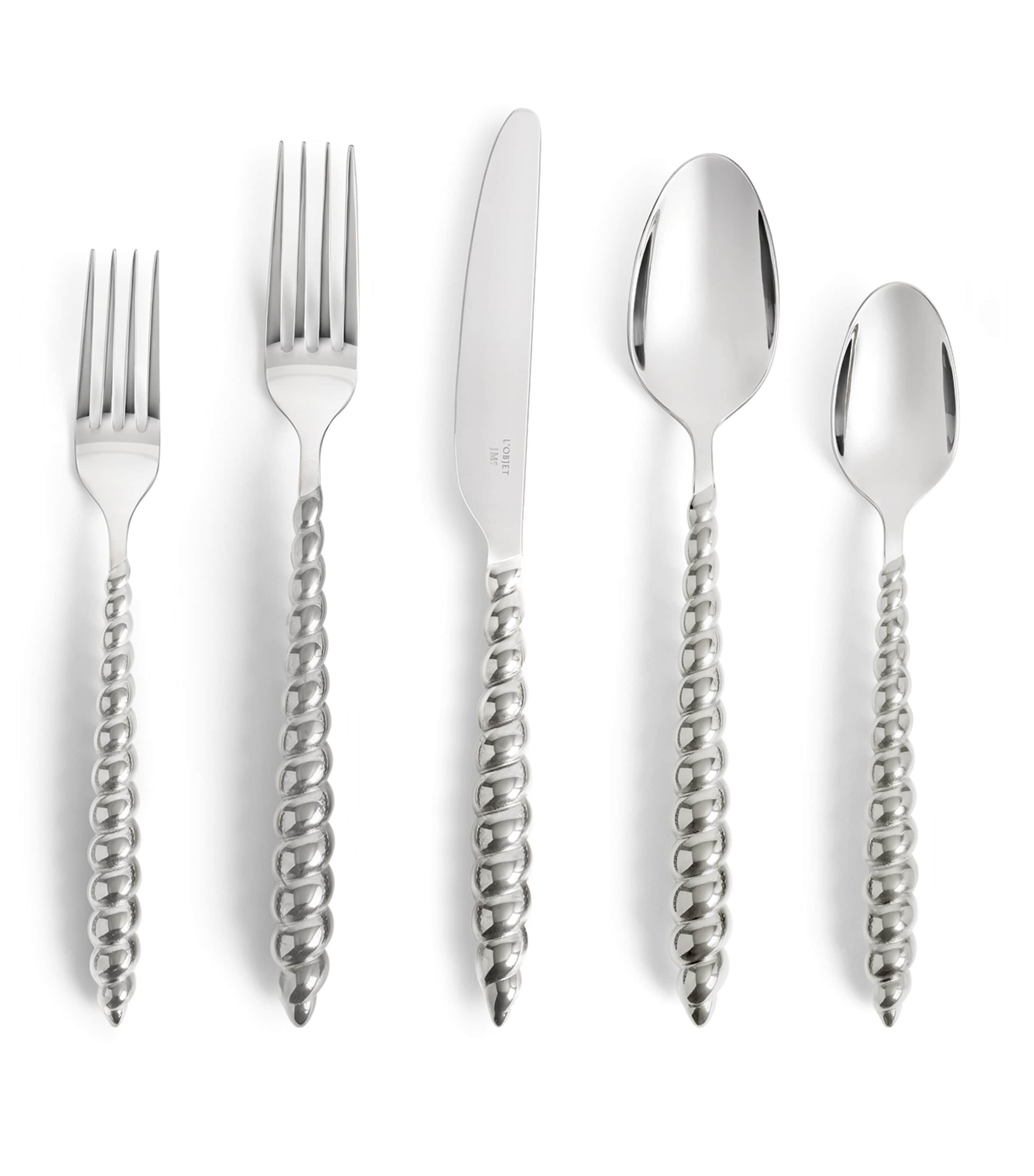 L'Objet x Jessica McCormack Stainless Steel 5-Piece Cutlery Set