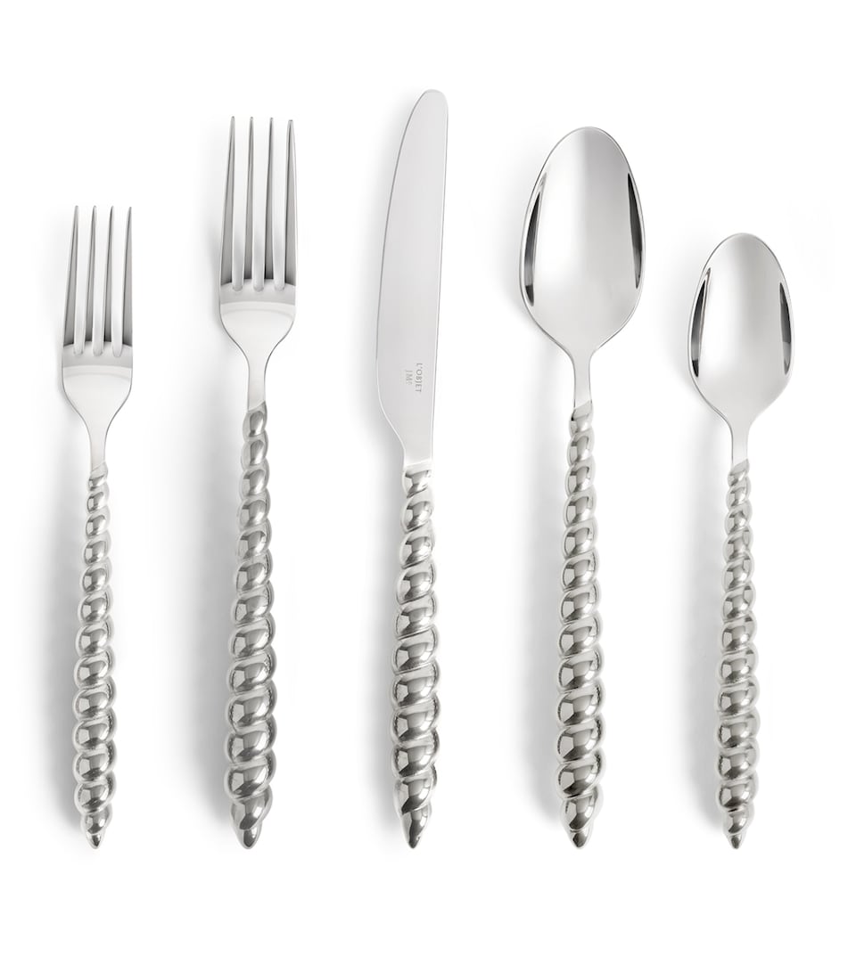 L'Objet x Jessica McCormack Stainless Steel 5-Piece Cutlery Set