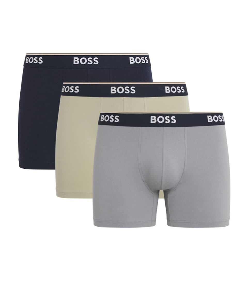 BOSS Mens Stretch-Cotton Power Briefs (Pack of 3) Open Misc
