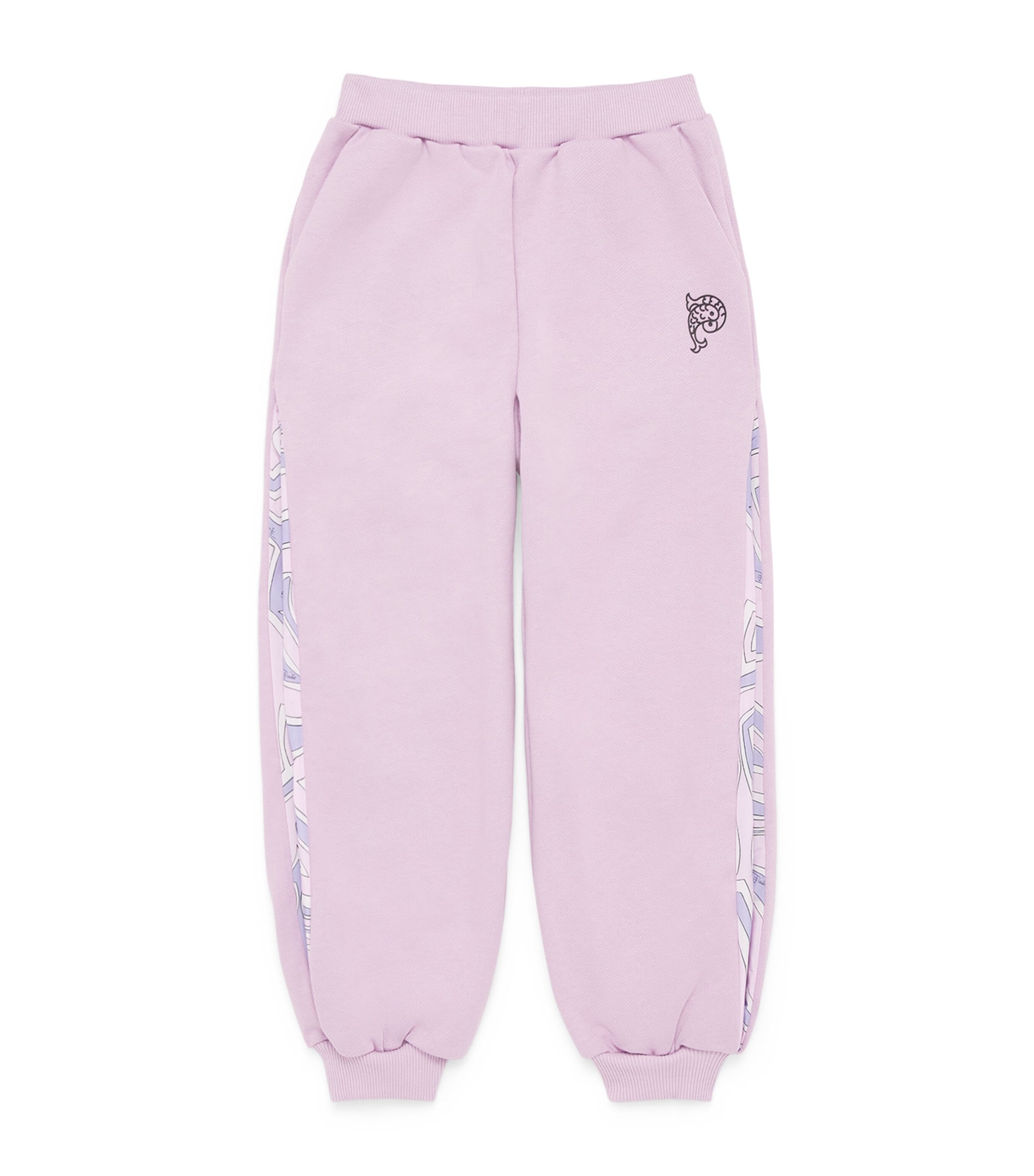 PUCCI Junior Cotton Labirinto-Trim Sweatpants (4-14 Years) Malva