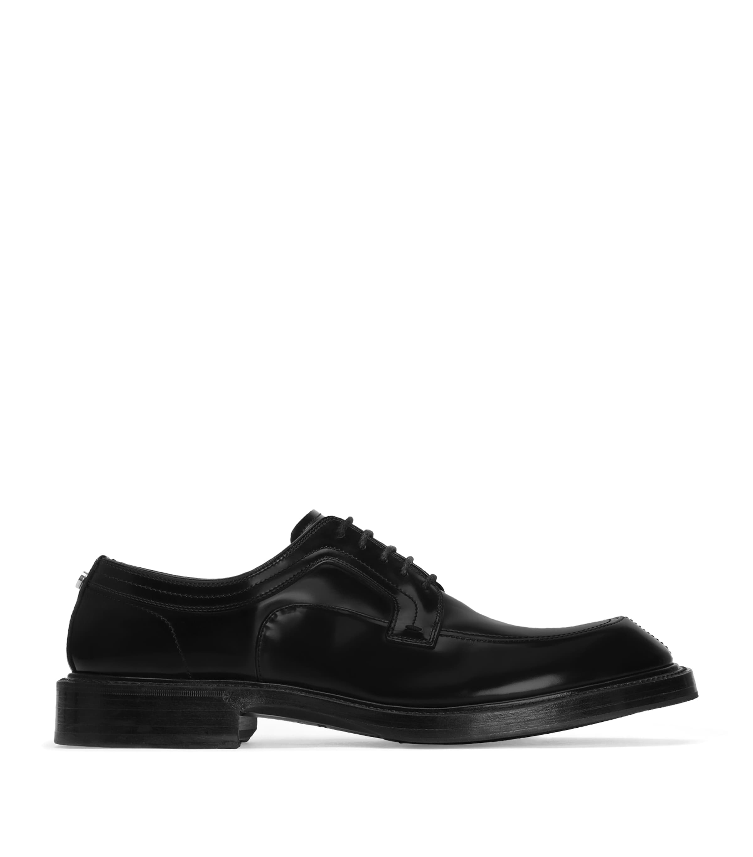 Dolce&Gabbana Calfskin Derby Shoes Black
