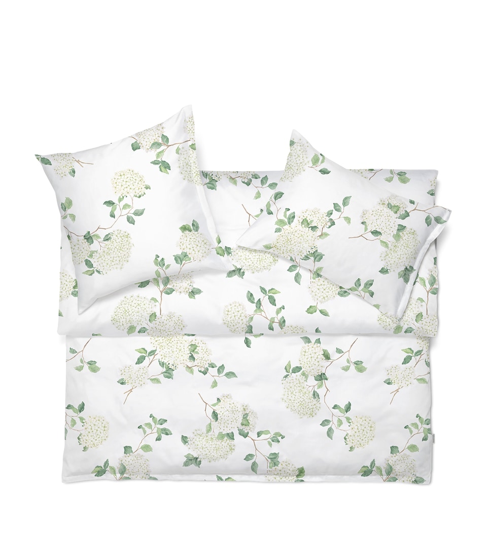 Schlossberg Hortensia King Oxford Pillowcase (50cm x 90cm) Blanc