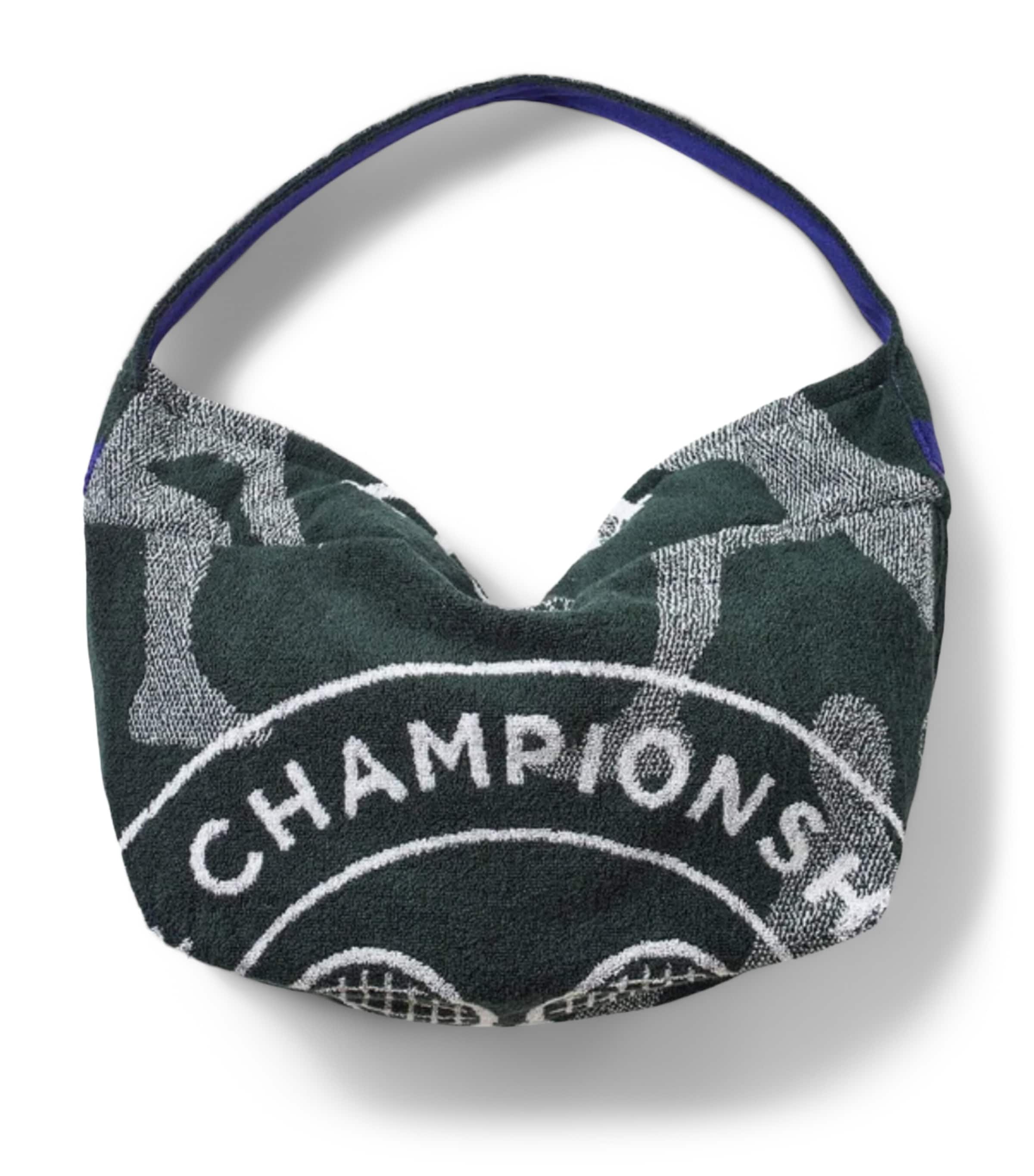 x Wimbledon Towelling Upcycle Scoop Bag