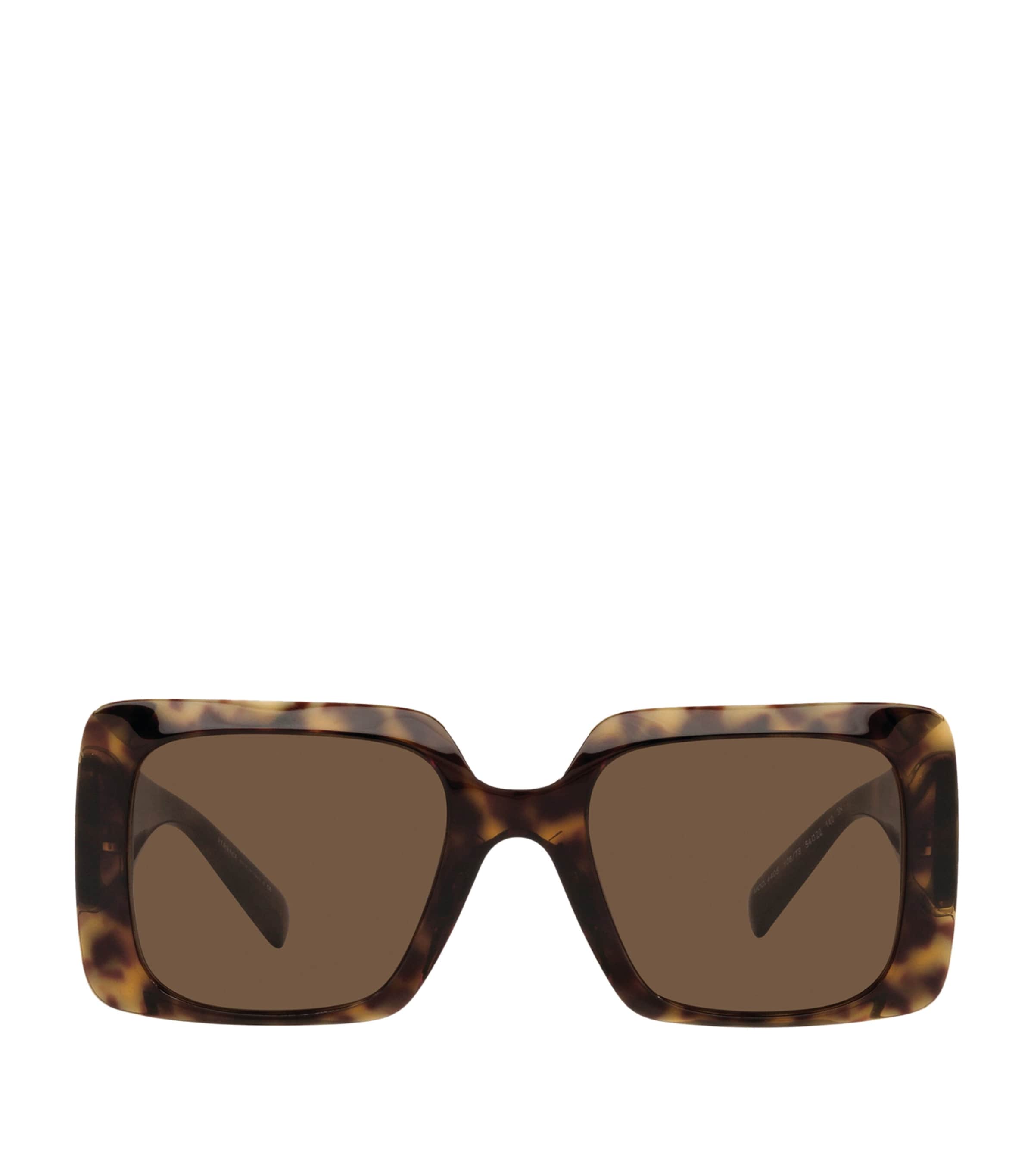 Tortoiseshell Medusa Stud Square Sunglasses