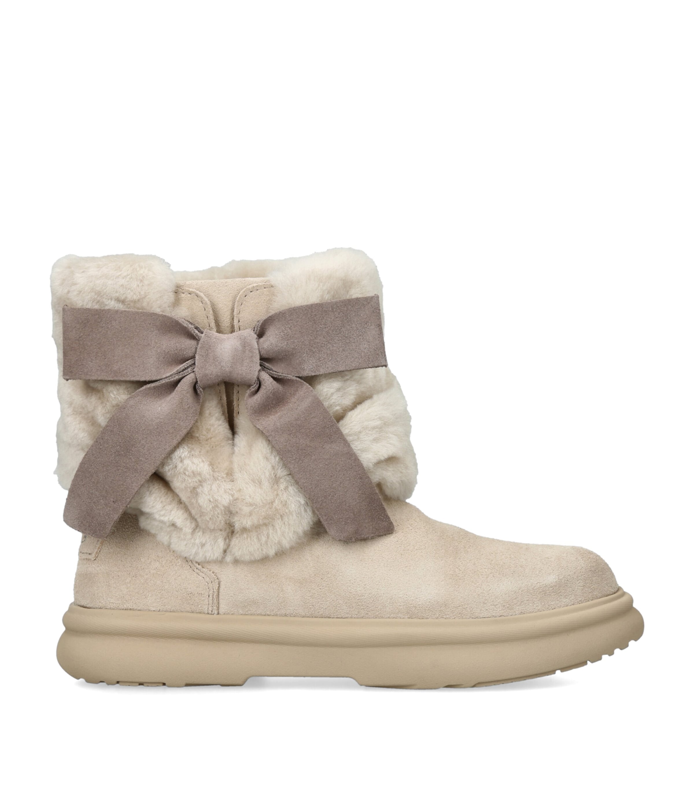UGG Suede  Après City Ankle Boots Beige Comb