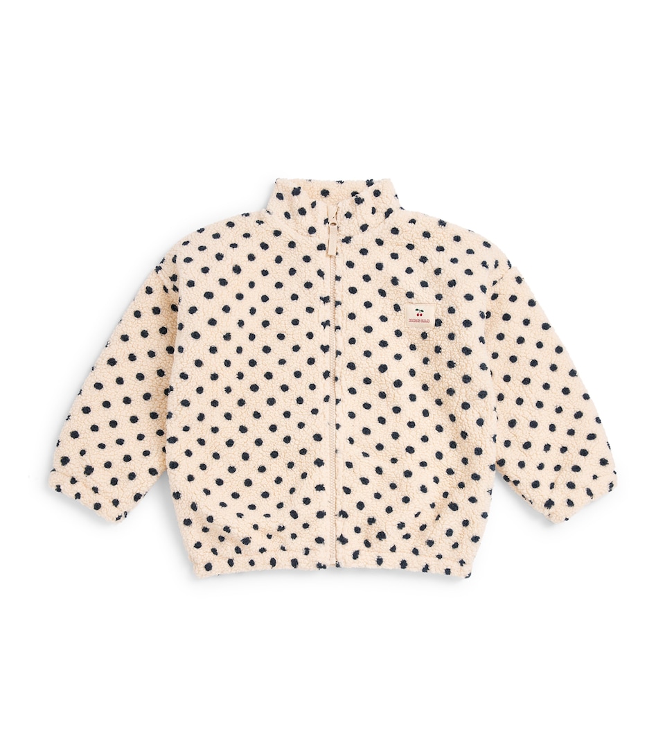 KONGES SLOJD Fleece Jody Jacket (9 Months-10 Years) Dot Lumiere