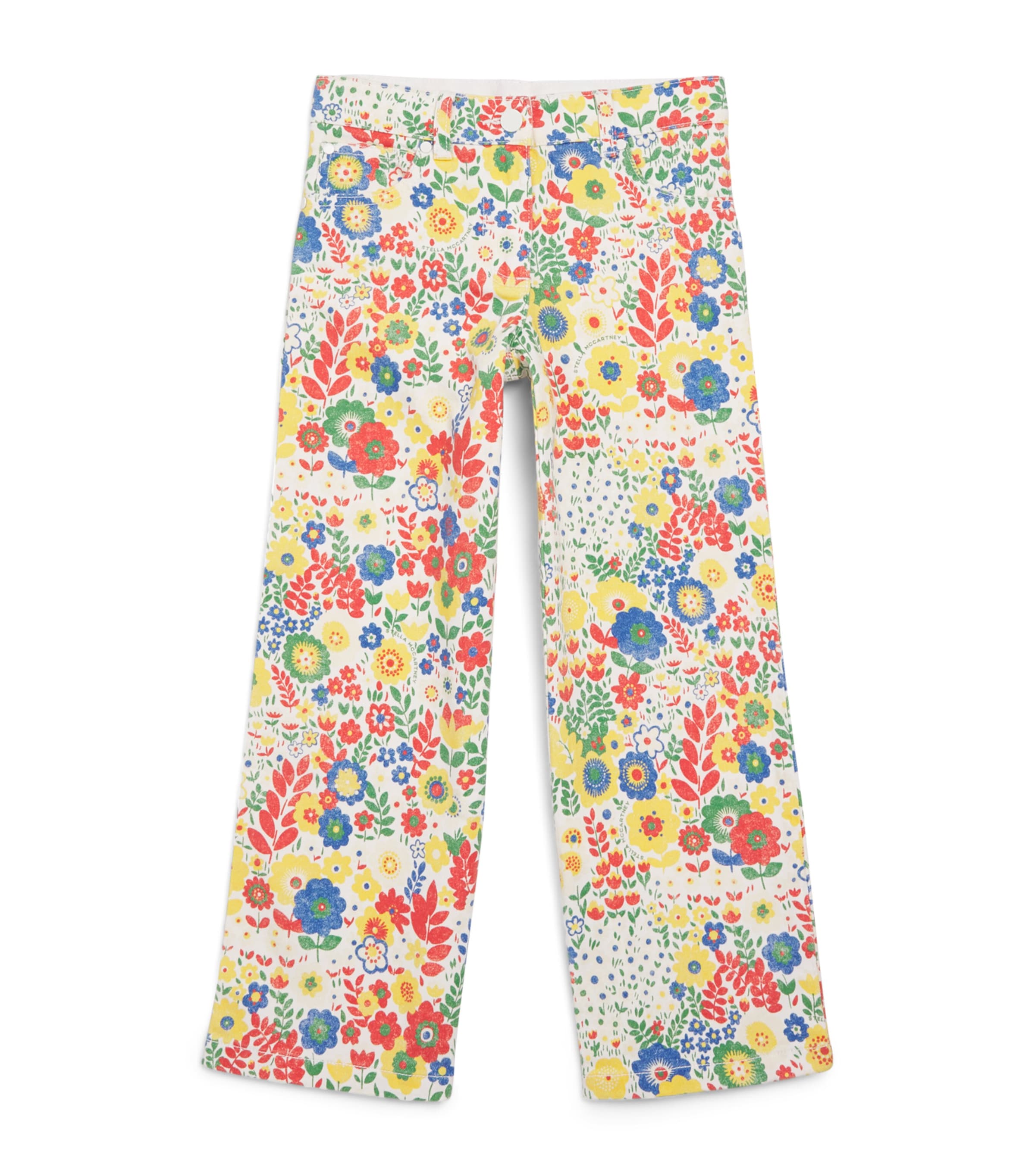 Stella McCartney Kids Floral Straight Jeans (3-14 Years) Multi/multicolo