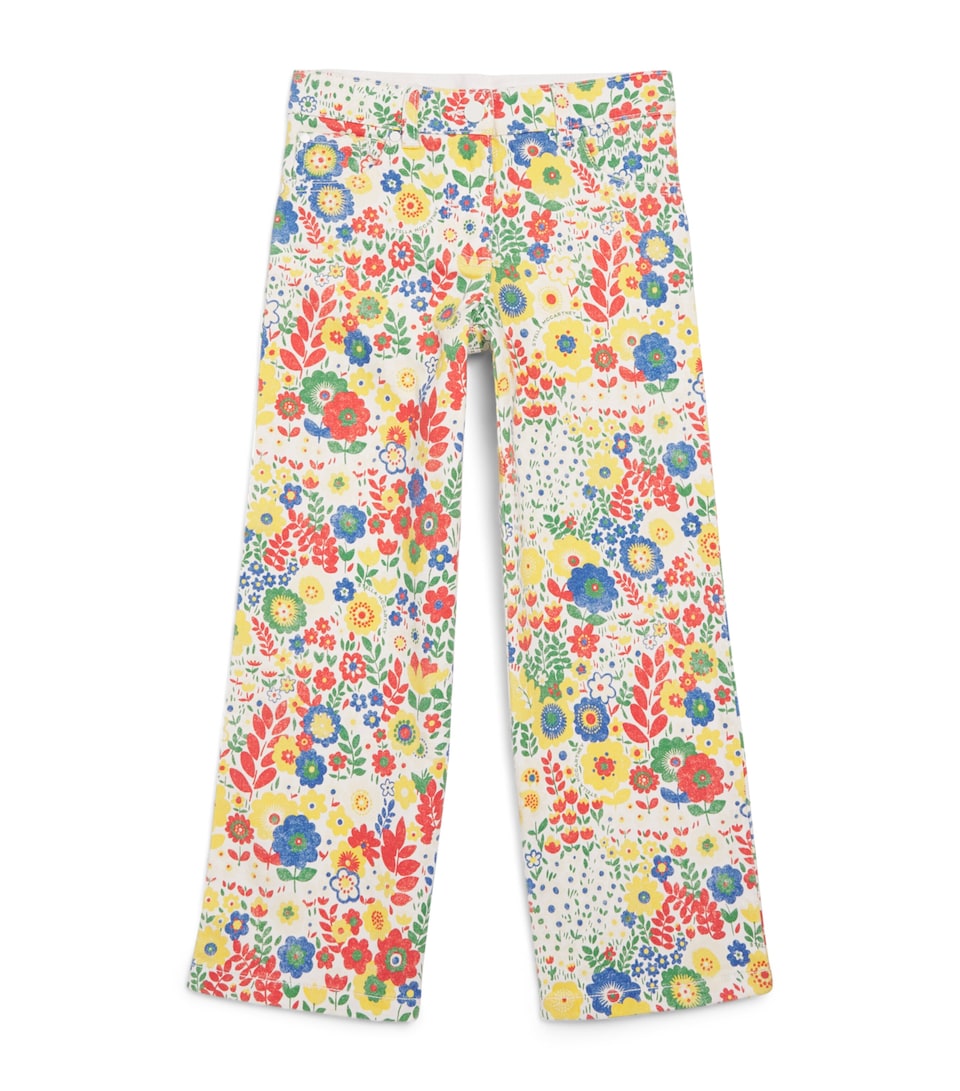 Stella McCartney Kids Floral Straight Jeans (3-14 Years) Multi/multicolo