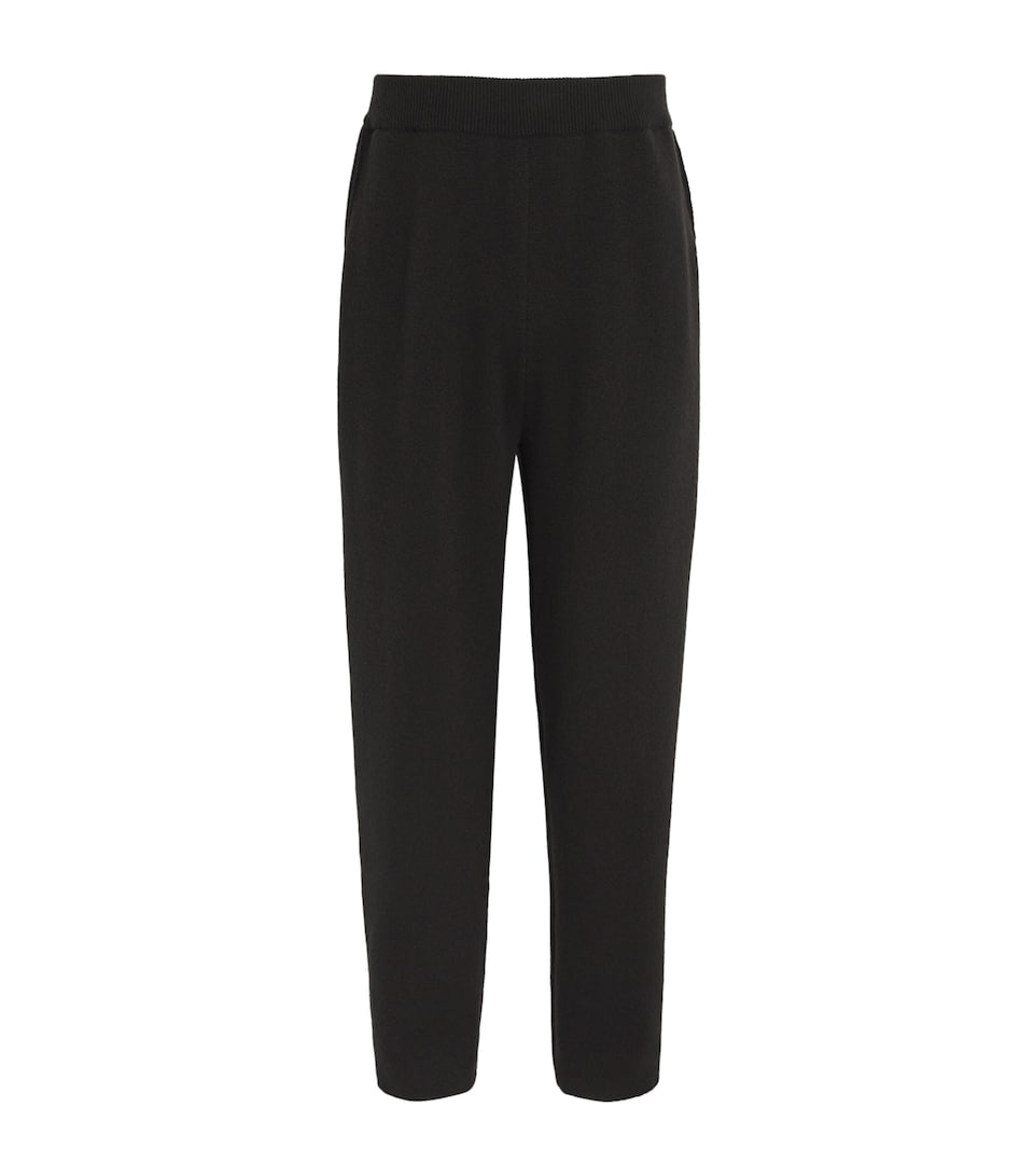 Cashmere-Merino-Blend Knitted Trousers
