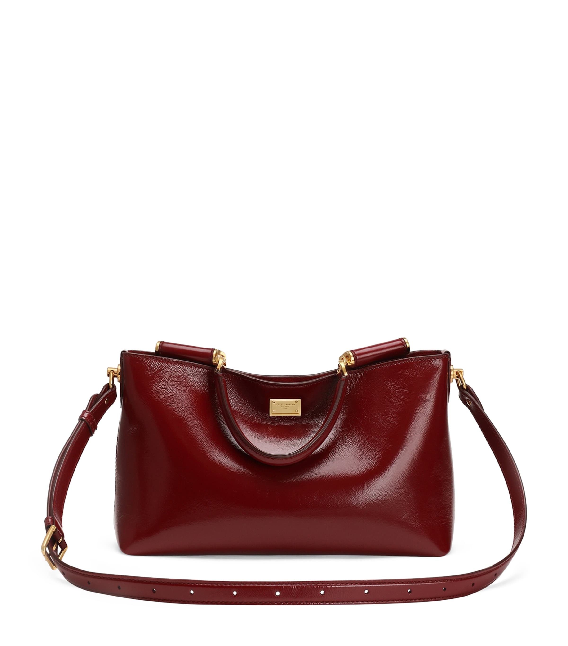 Dolce&Gabbana Medium Calfskin Vittoria Shoulder Bag Tono Ross