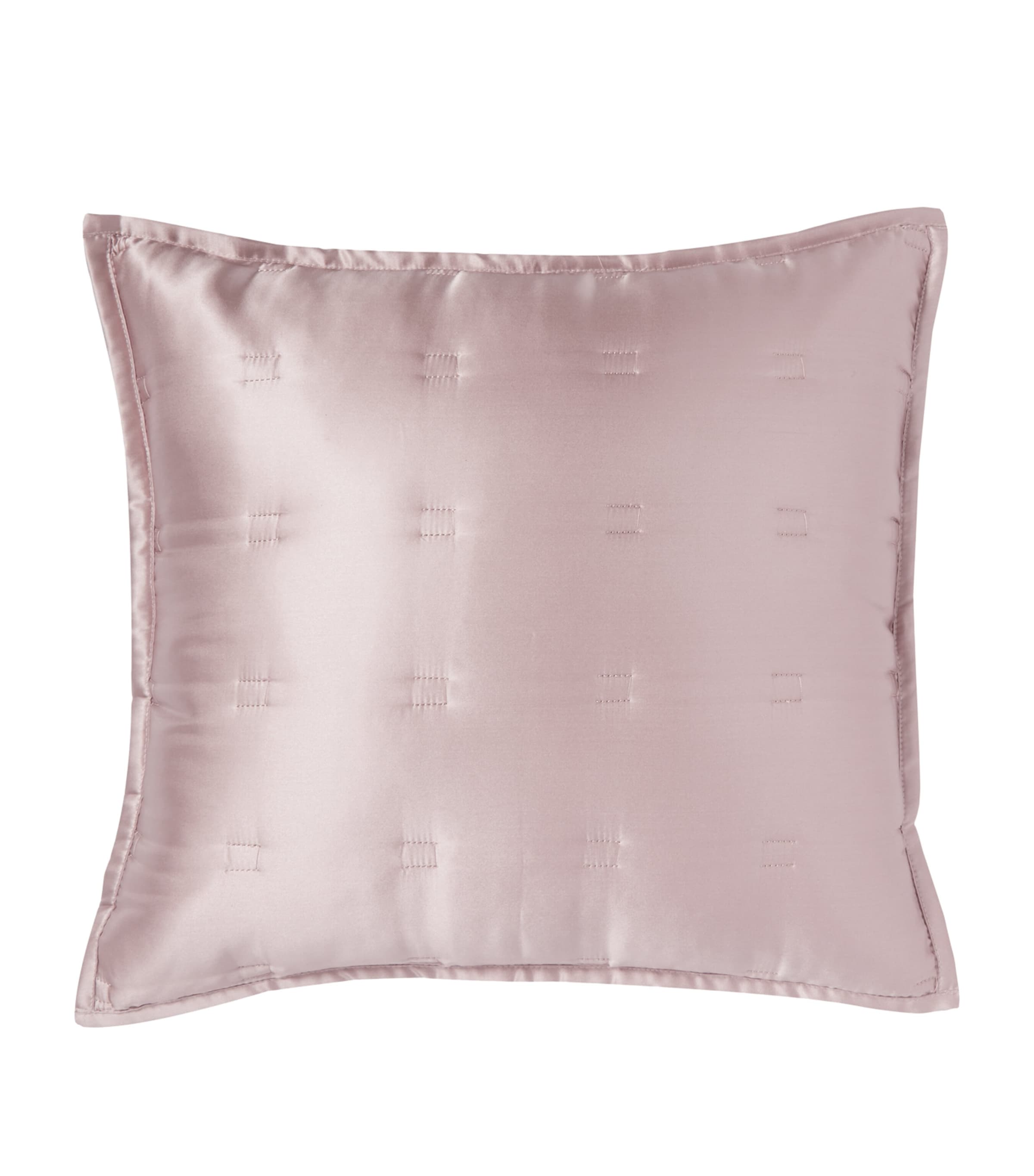 Gingerlily Silk Windsor Square Cushion (40cm x 40cm) Pink