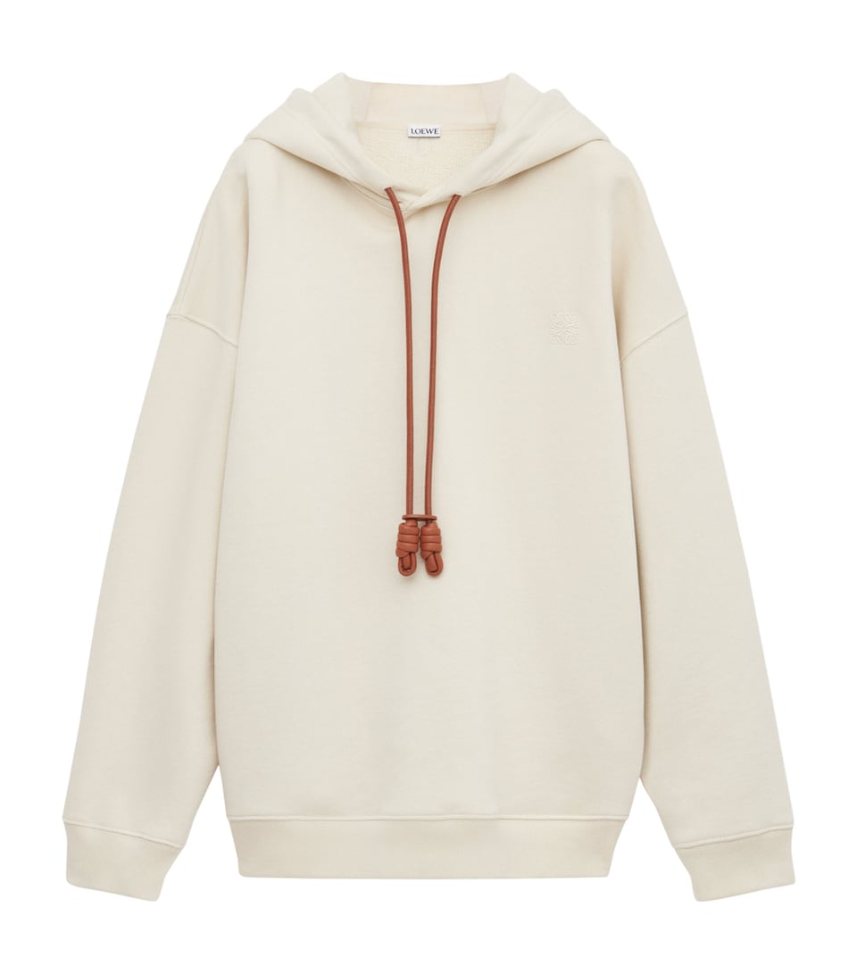 Cotton-Blend Anagram Hoodie
