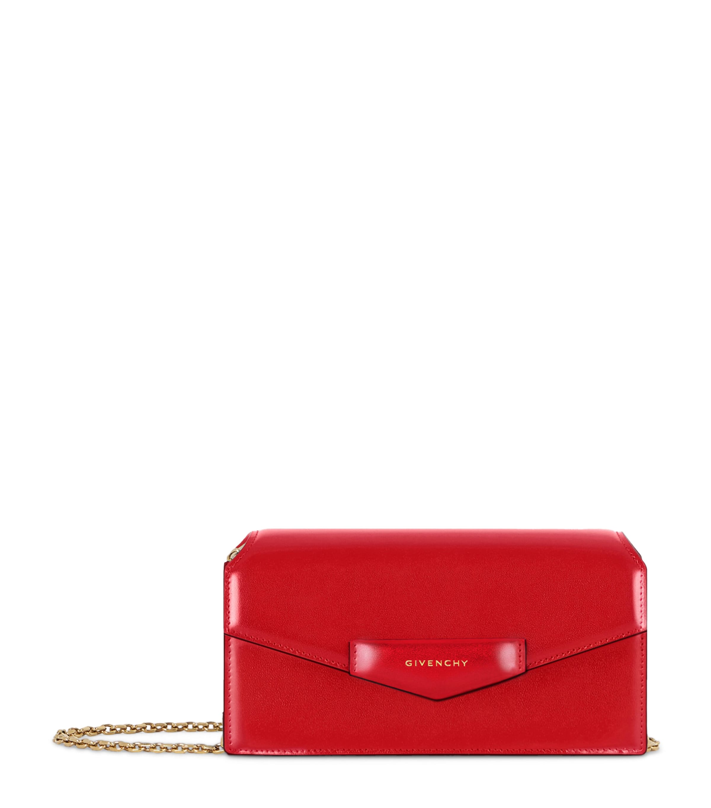 Givenchy Leather Antigona Chain Wallet