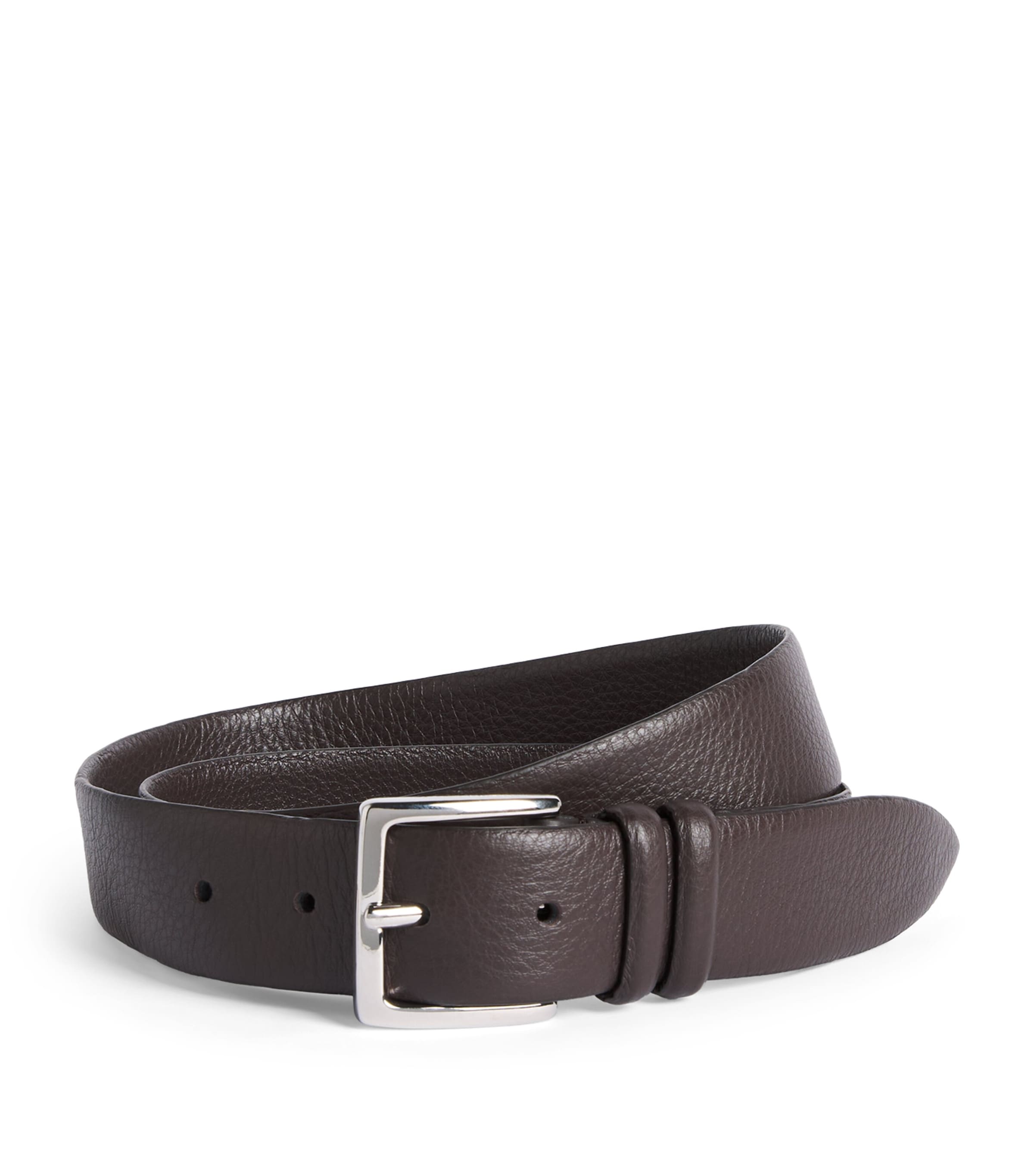 Jacob Cohën Leather Buckle Belt Brown