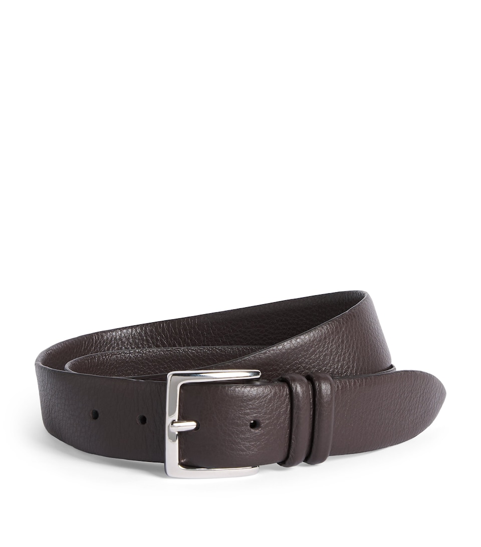 Jacob Cohën Leather Buckle Belt Brown