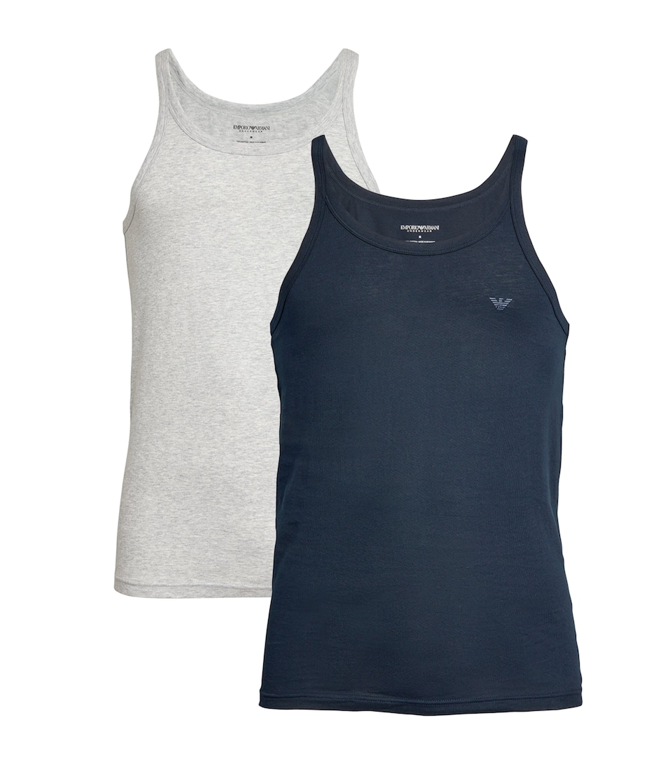 Cotton Logo Vests (Pack of 2)