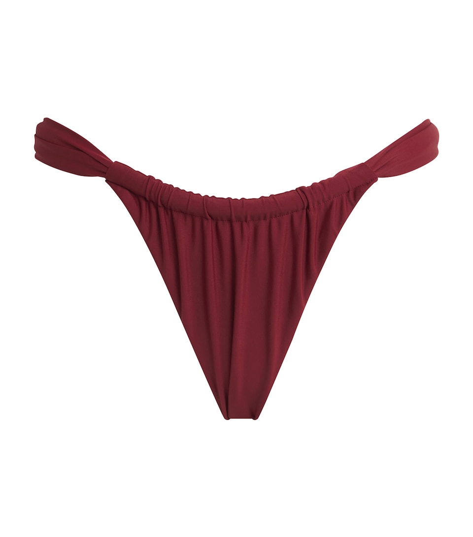 Faithfull The Brand Womens Andez Bikini Bottoms Porto Red