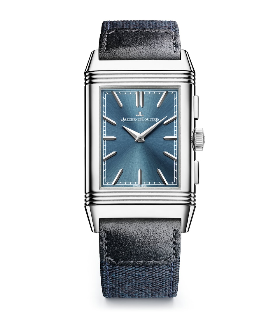 Stainless Steel Reverso Tribute Chronograph Watch 29.9mm