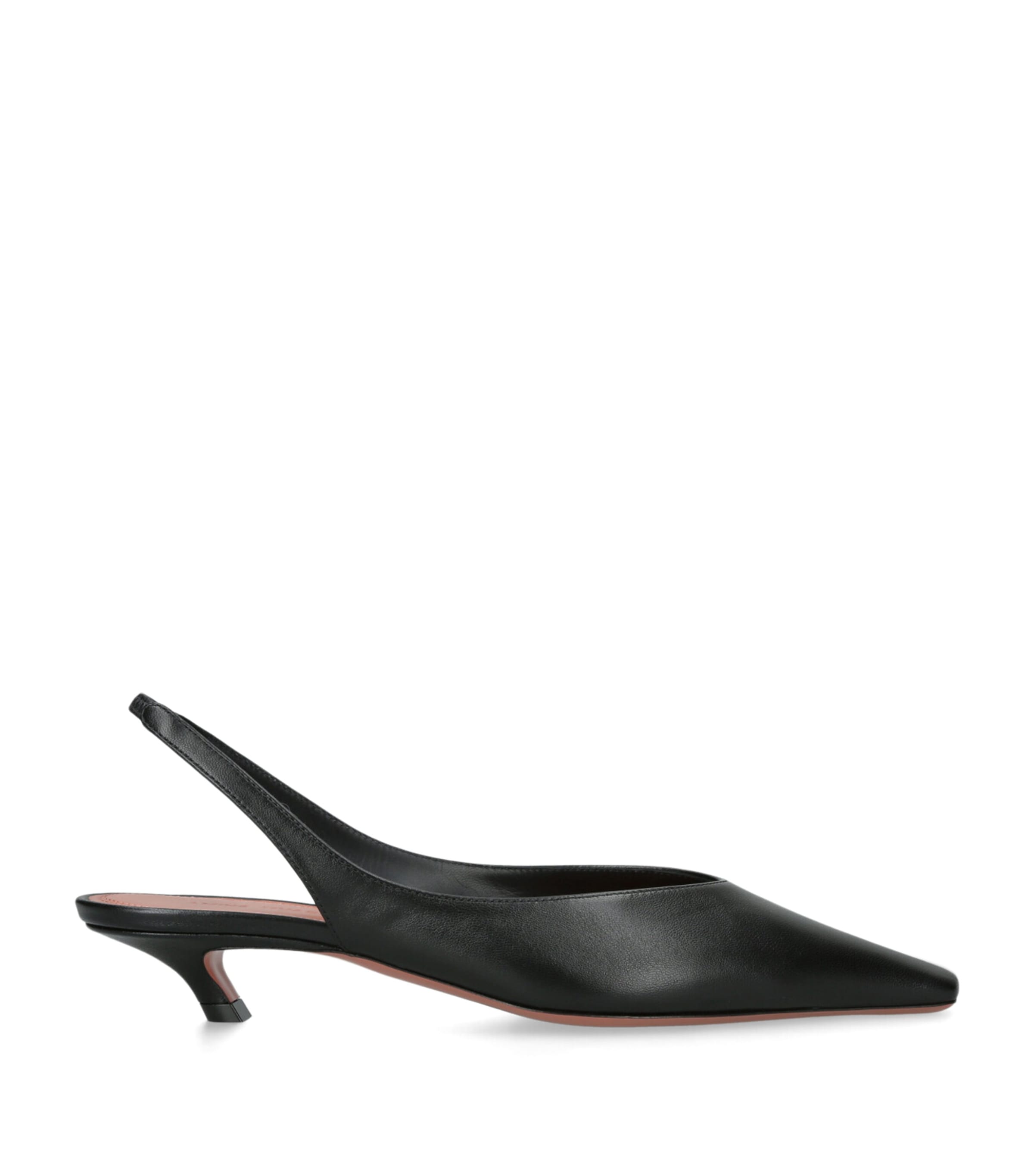 Leather Jamie Slingback Pumps 25