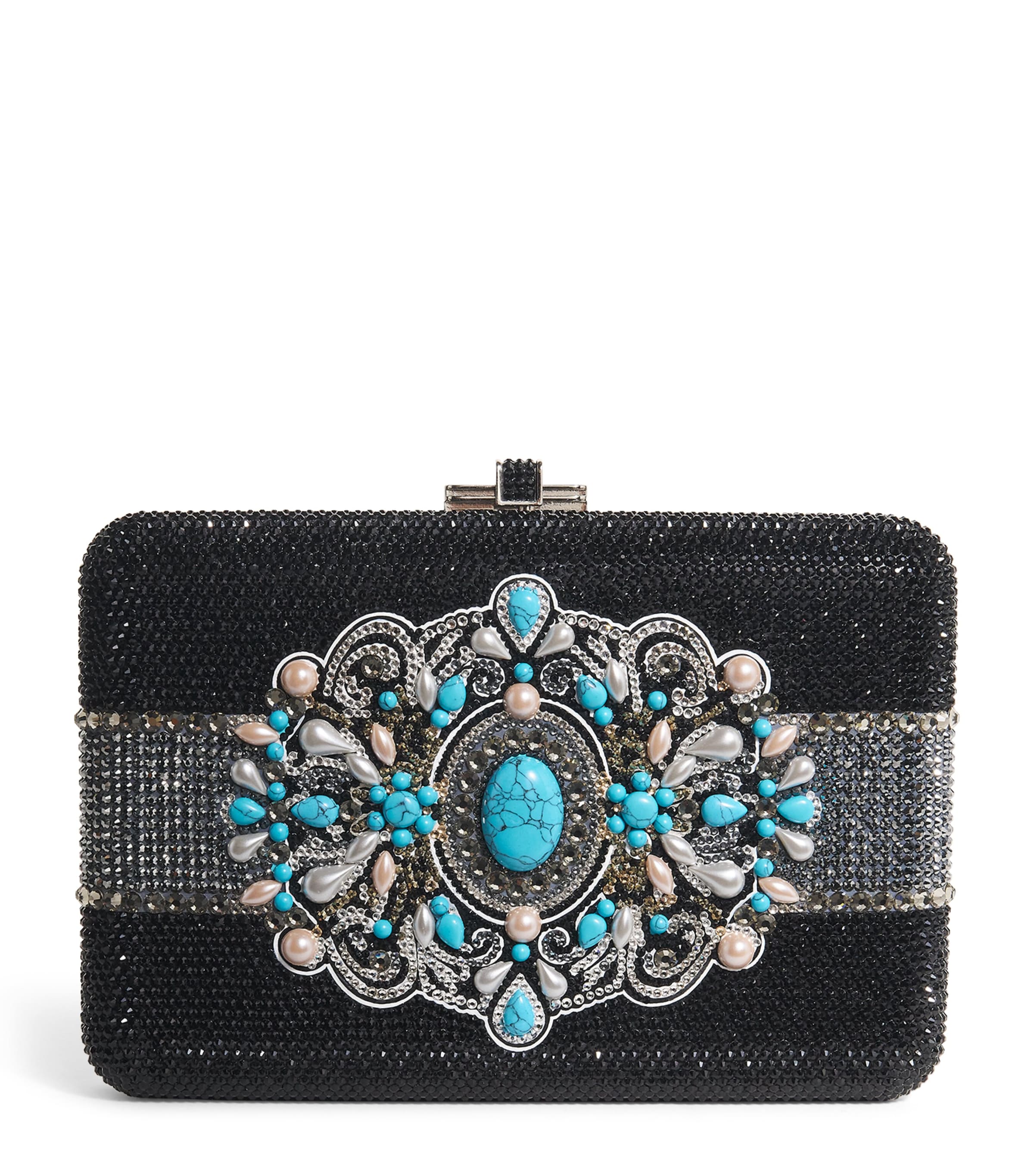 Slim Embellished Dixie Clutch Bag