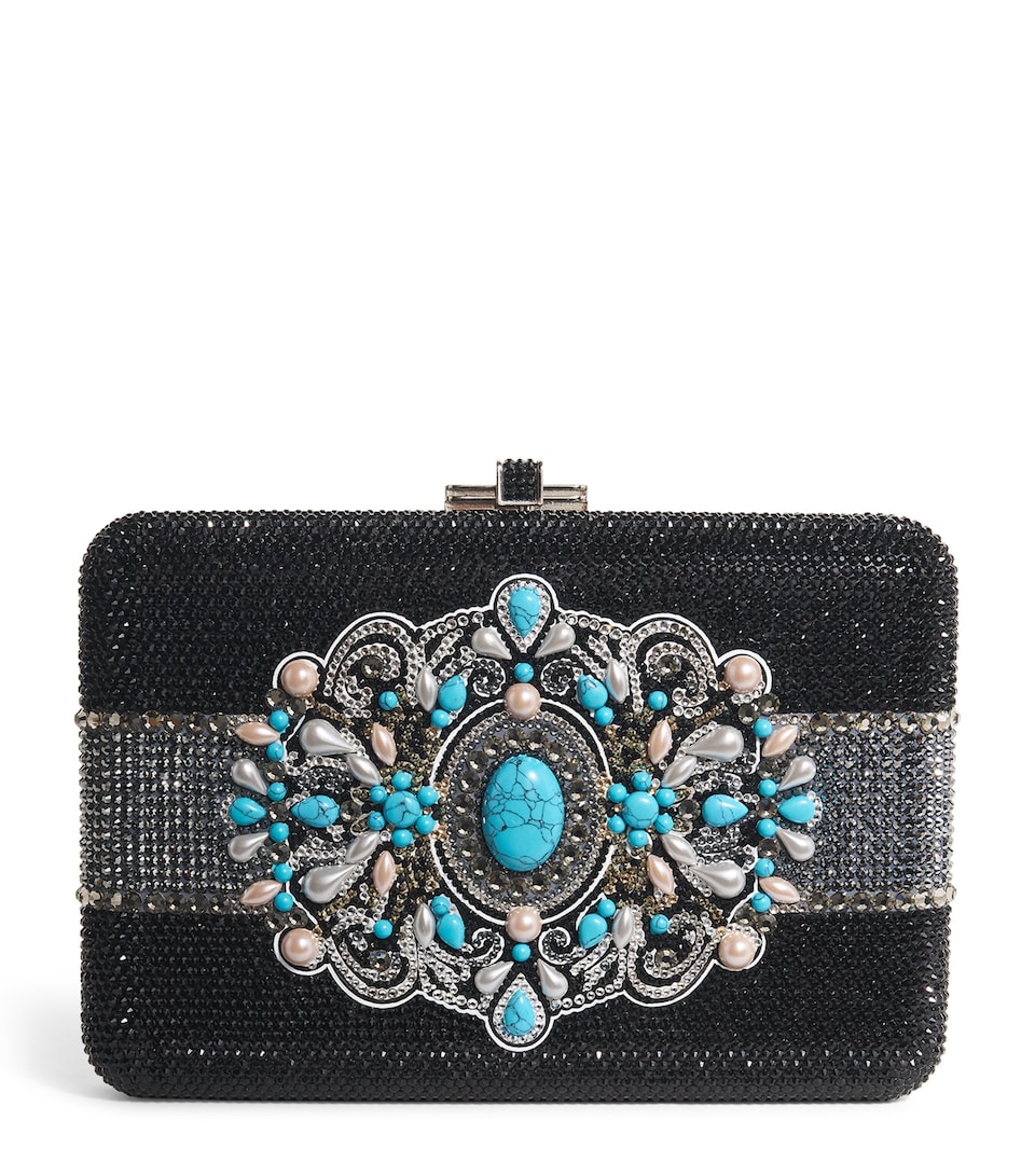 Slim Embellished Dixie Clutch Bag