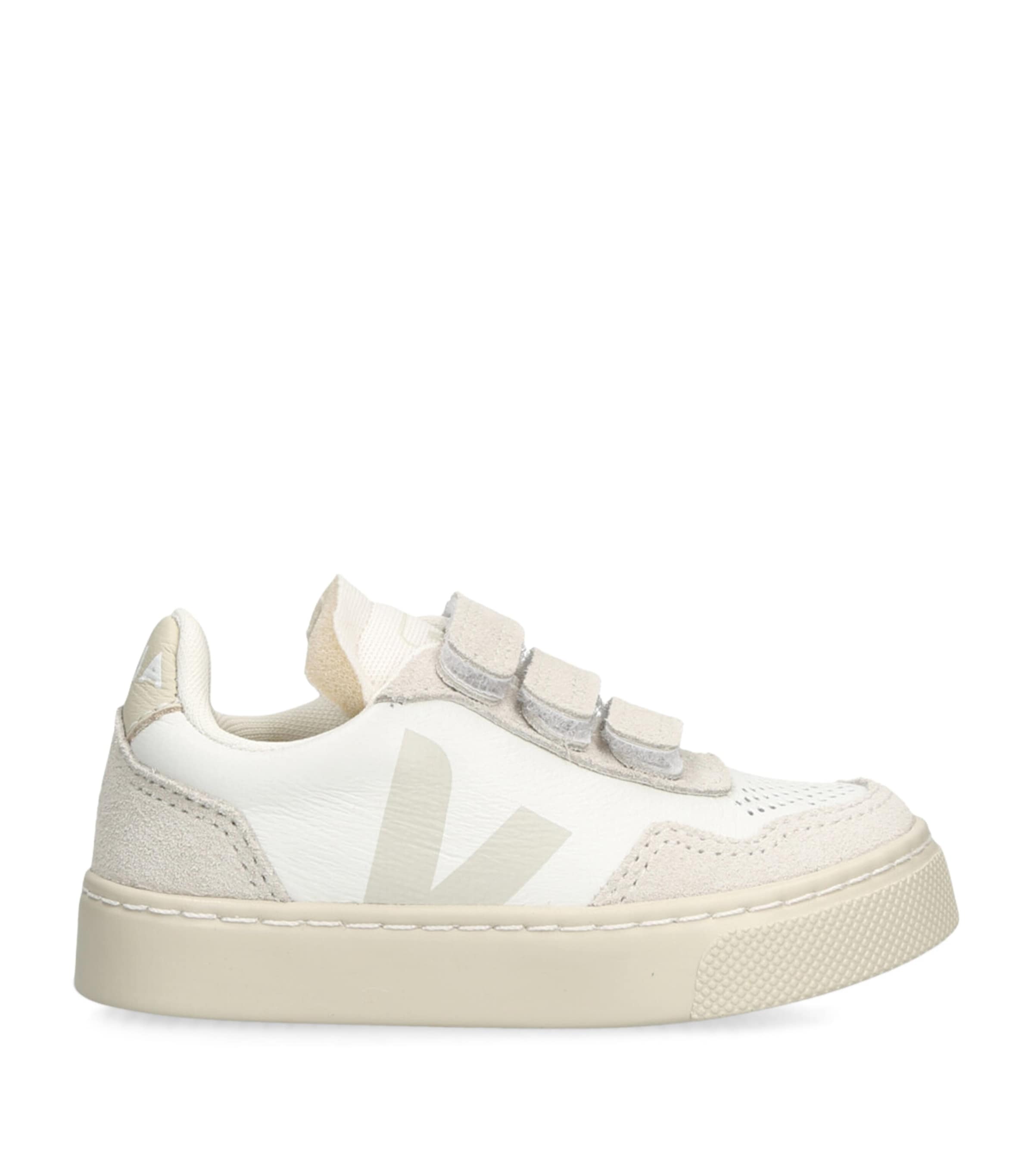 Leather-Suede V-90 Sneakers