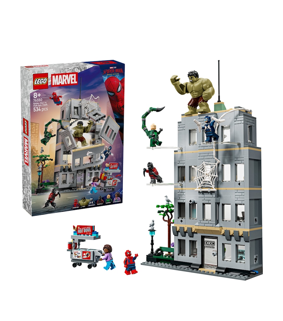 Lego Marvel Spider-Man vs. Hulk Epic Clash 76350