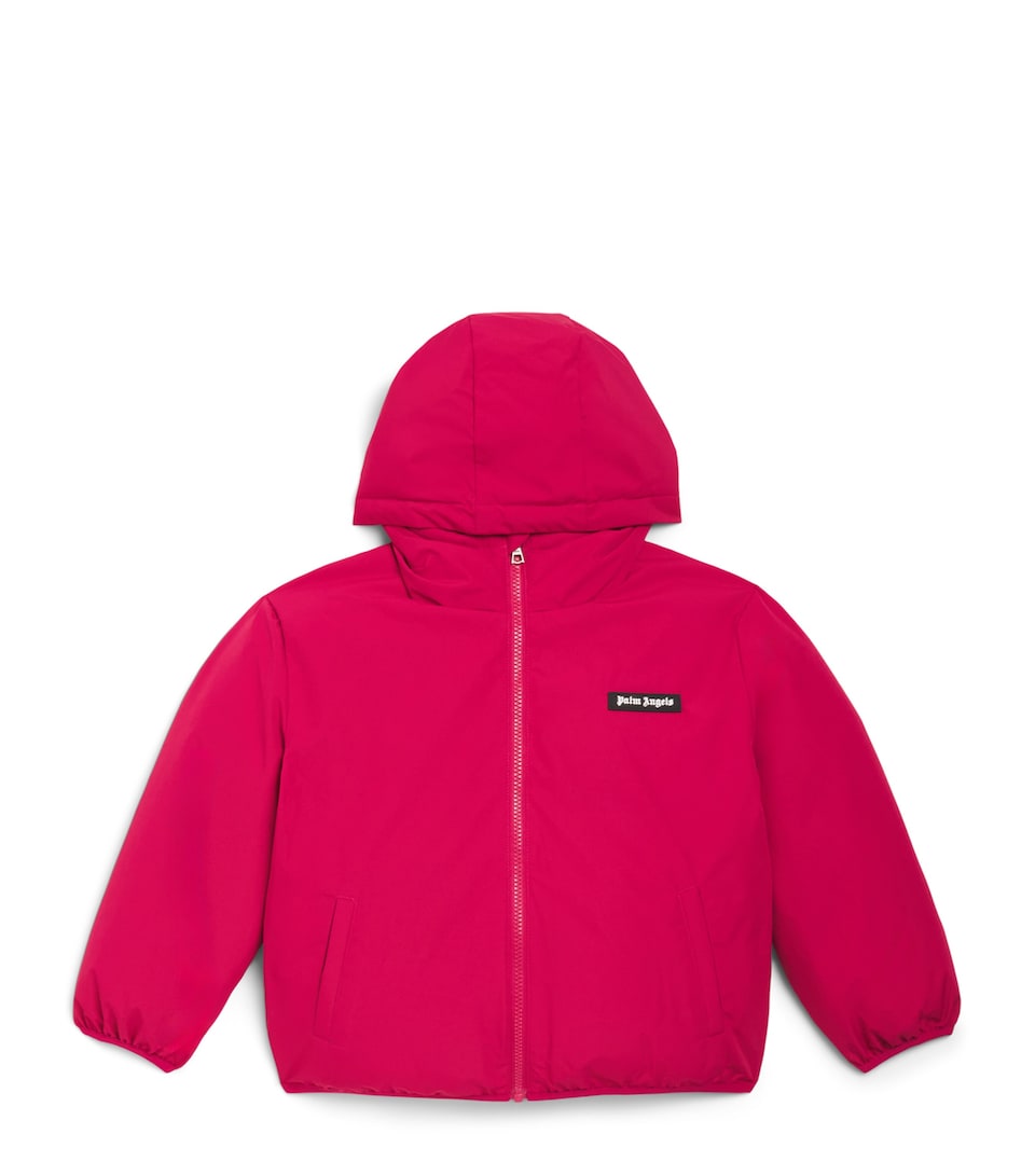 Palm Angels Kids Logo Puffer Jacket (4-12+ Years) Sangria