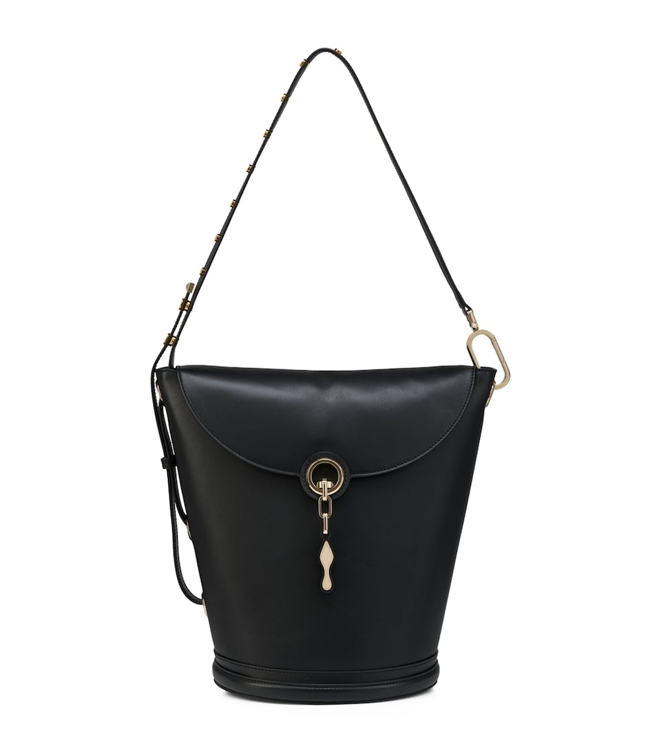 Christian Louboutin Flo Large Leather Bucket Bag