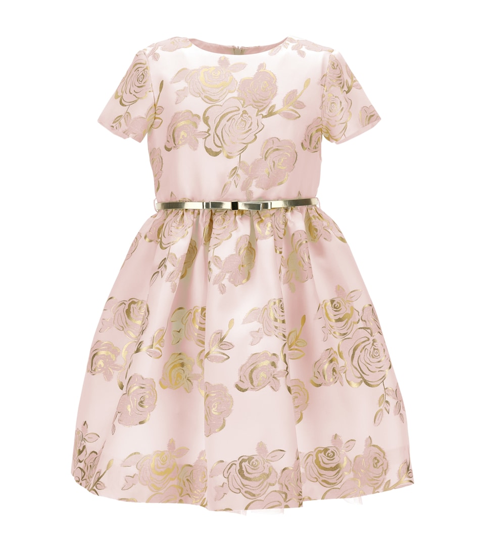 Mikado Rose Dress (2-14 Years)