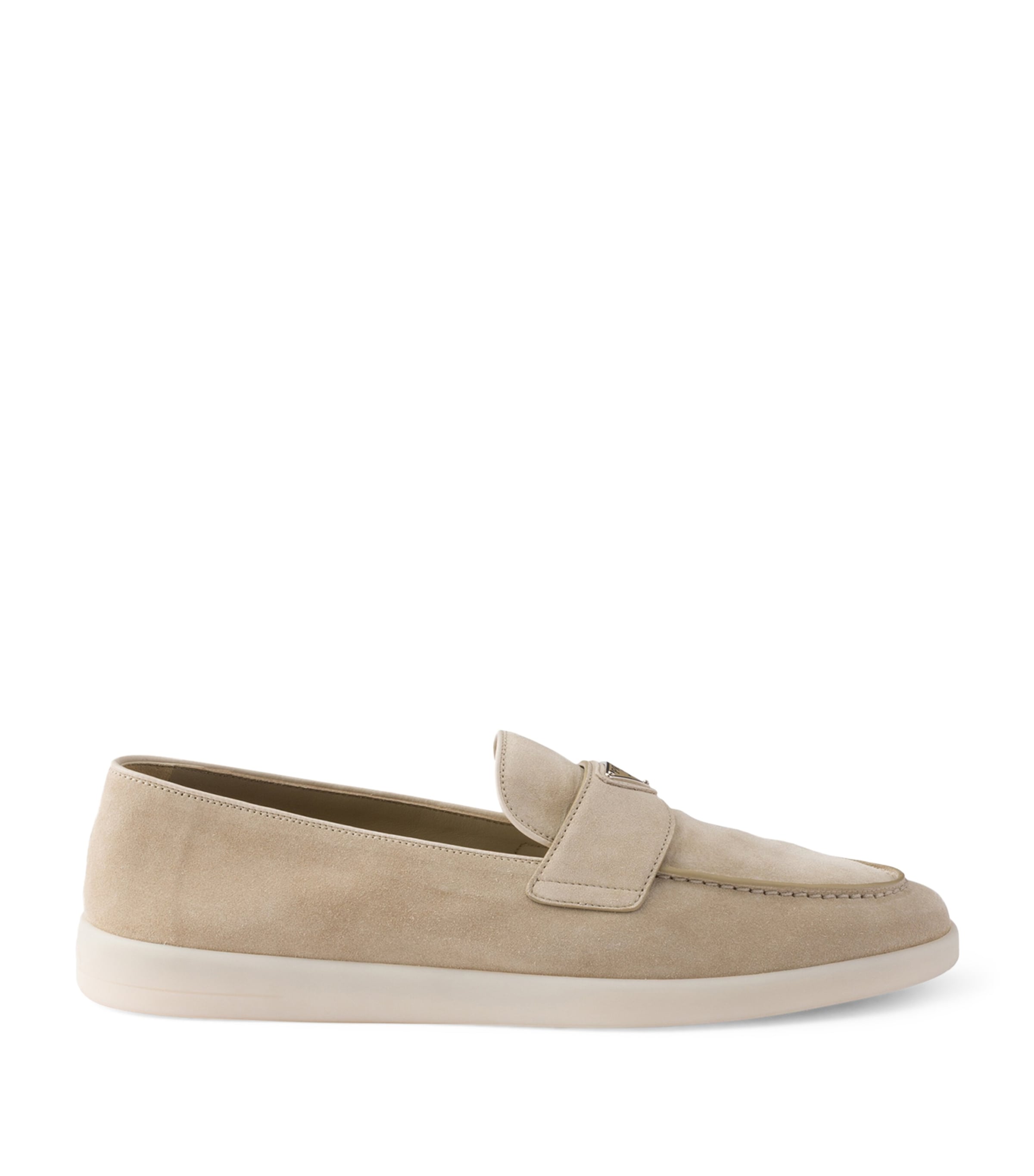 Suede Triangle Loafers